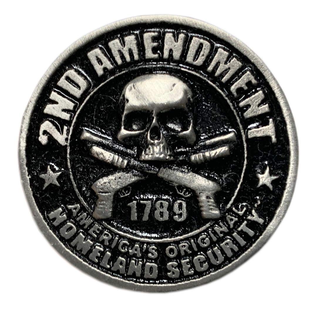 2nd Amendment 1789 America's Original Homeland Security 1.5" Hat or Lapel Pin