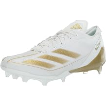Adidas Men's Adizero 13.0, White/Gold Metallic/White, 13