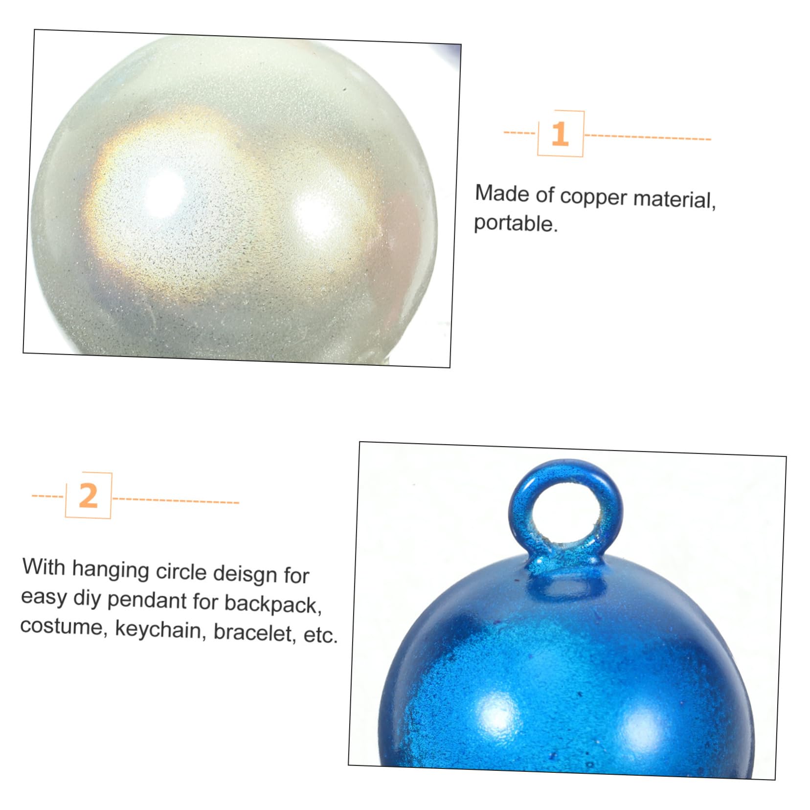 Zerodeko 3 Set Di Campanelli Per Porte Sospesi Piccoli Campanelli Artigianali Rotondi Pendenti Decorativi in ​​stile Giapponese Per Decorazioni 6 Pezzi * 3