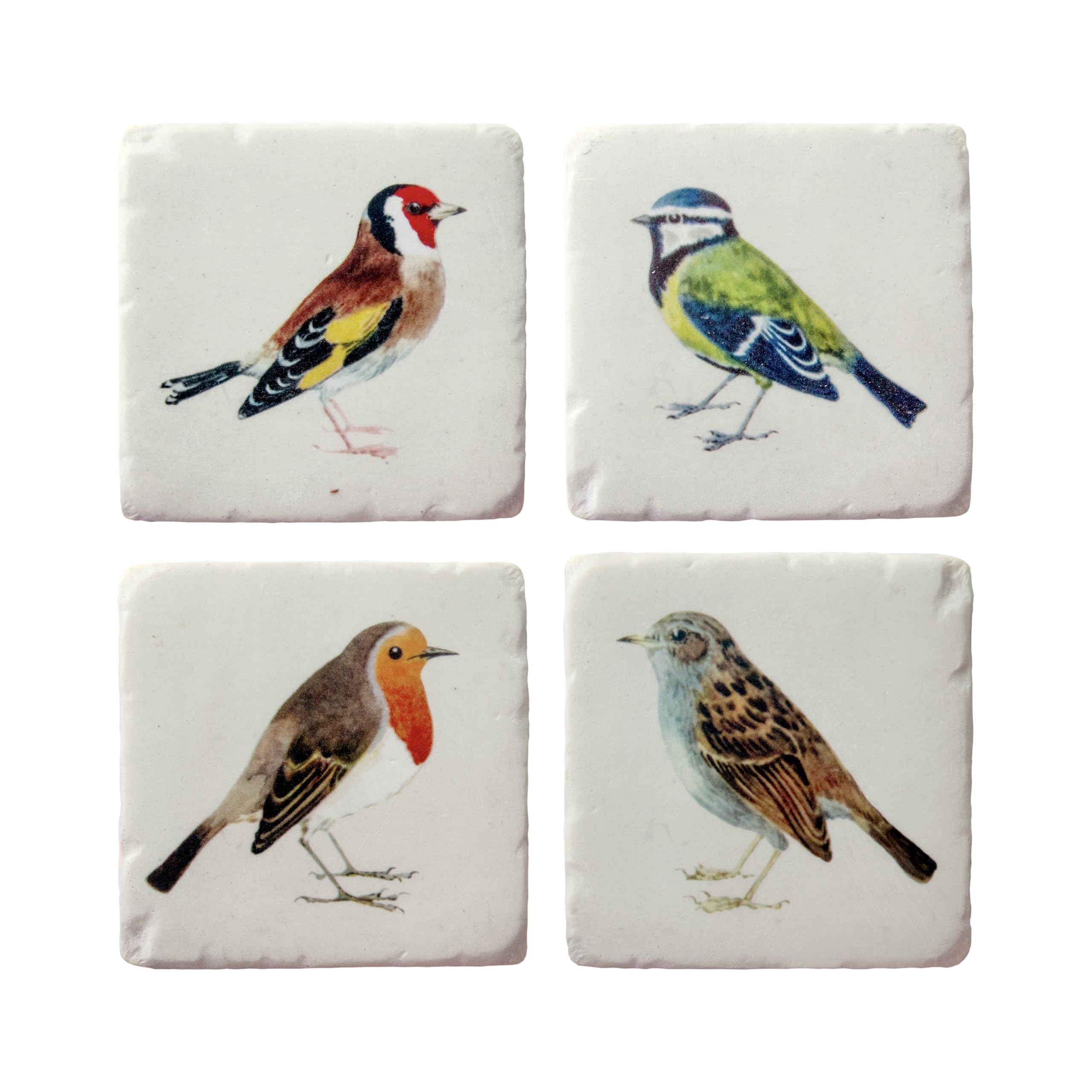 Sass & Belle Multicolor Vintage Birds Coasters