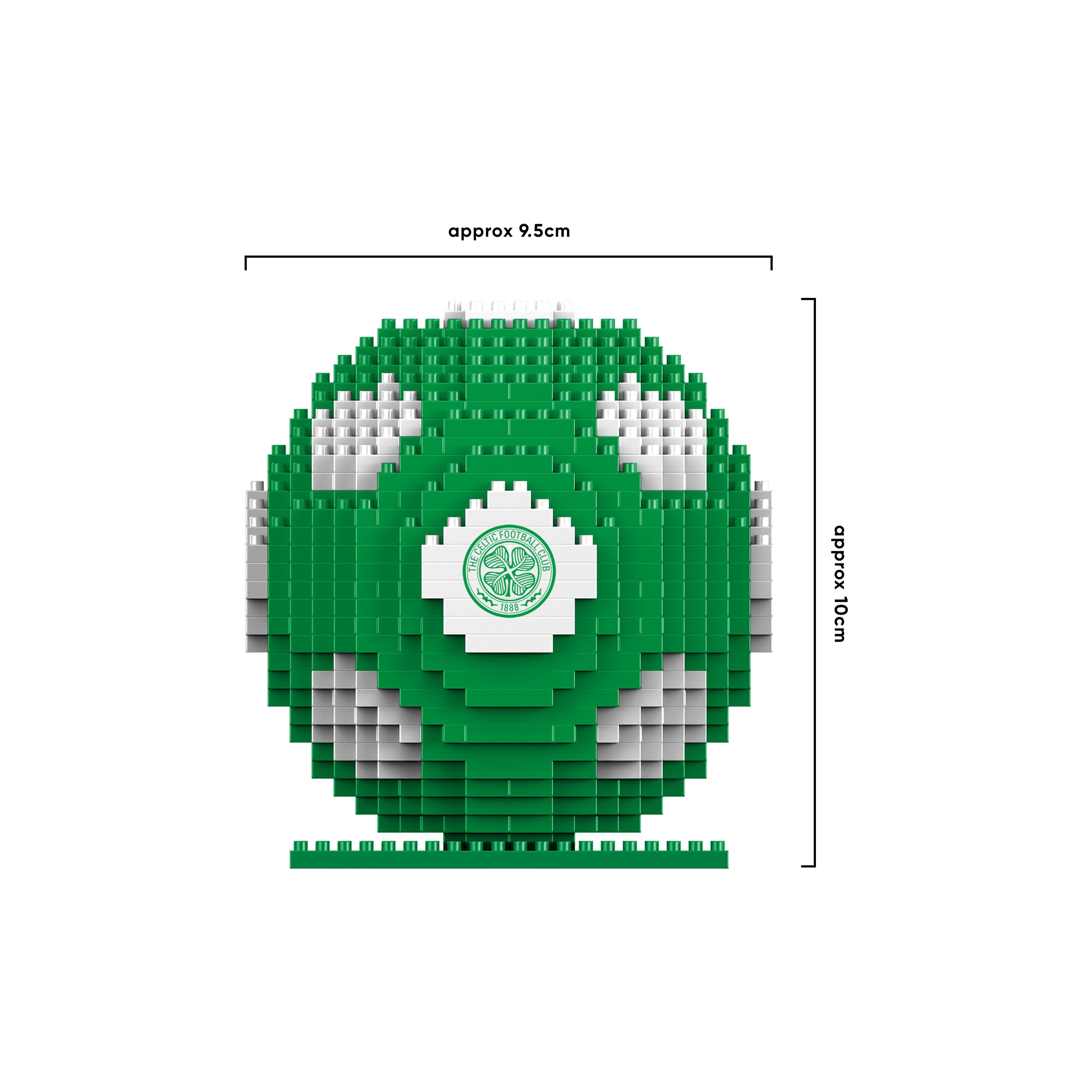FOCO Officially Licensed Celtic FC BRXLZ 3D Bricks Football Construction Toy Model In Alternate Team Colour - Image 4