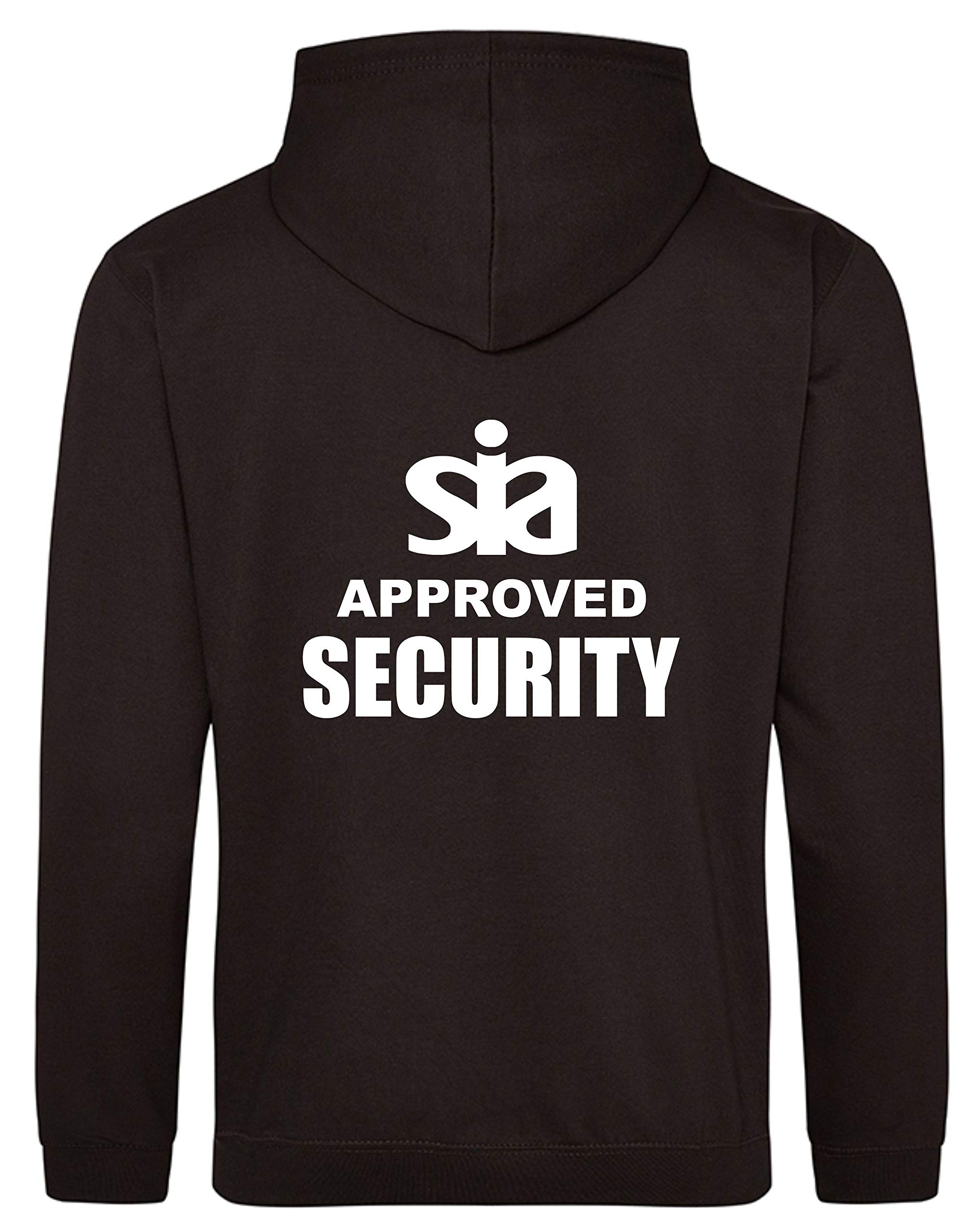 SIA Security Black Hoodie, Work Wear SIA Security, High Visibility, By Brook Hi Vis, (Medium)