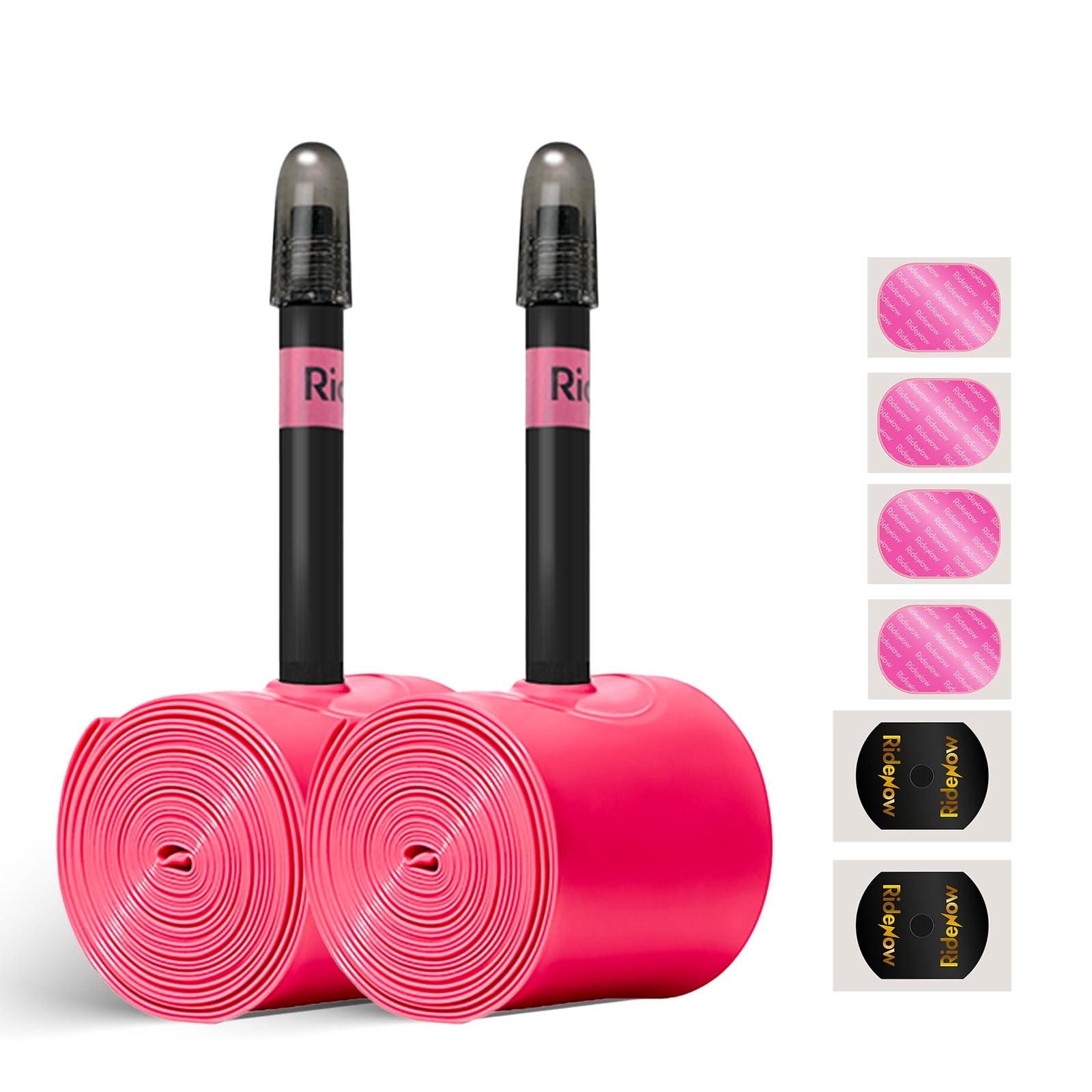 RideNow 48g TPU Schlauch Kompatibel 26x1.4-2.0, 27.5x1.4-2.0, EBike/Elektrofahrrad/Mountainbike, 2 Pack Ultraleicht Fahrradschlauch mit Presta Ventil 45mm