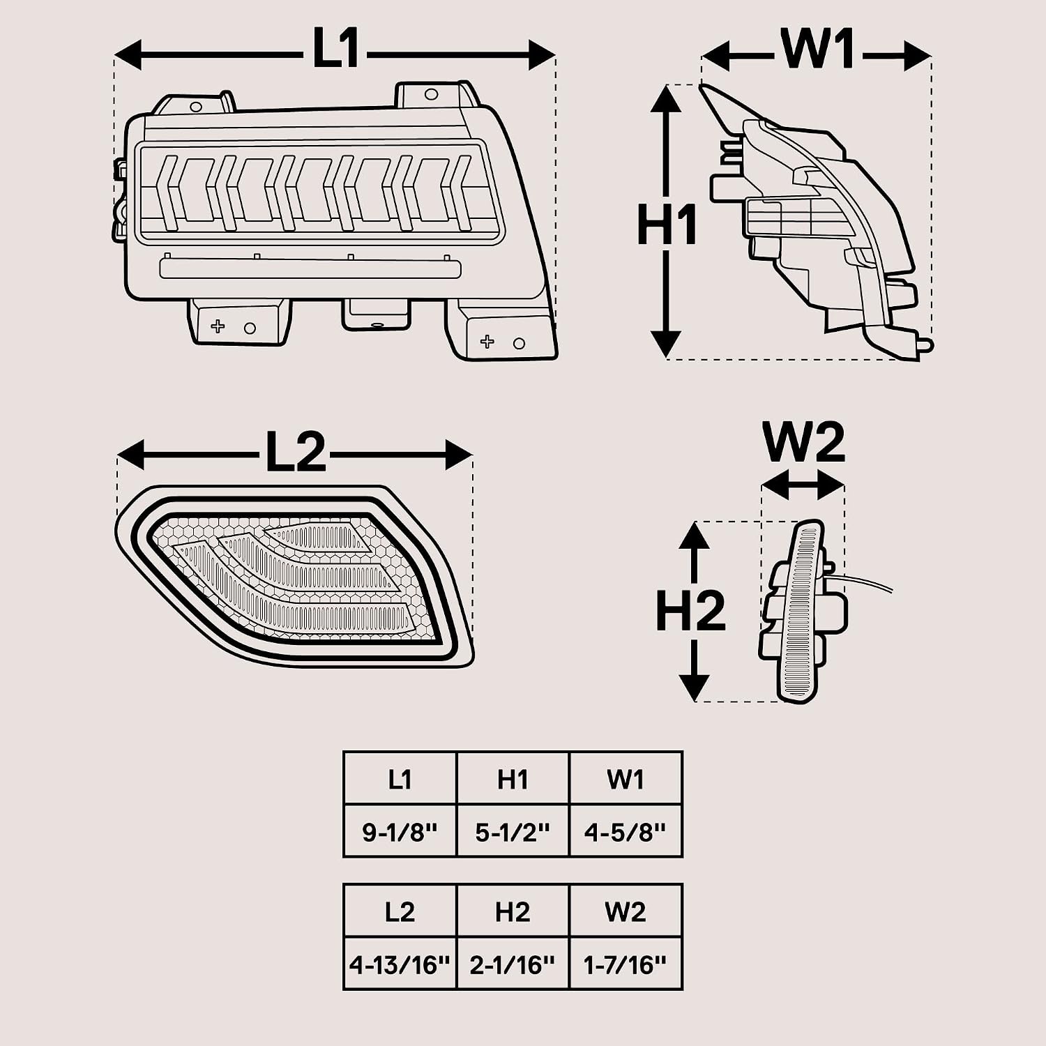 TRUE MODS LED Fender Side Marker Turn Signal Light Kit Compatible with Jeep Wrangler JL Gladiator JT Sport S 2018-2026 [Amber Sequential] [DOT FMVSS-108 Rated] [Low-Trim] [Plug N Play] - Smoked