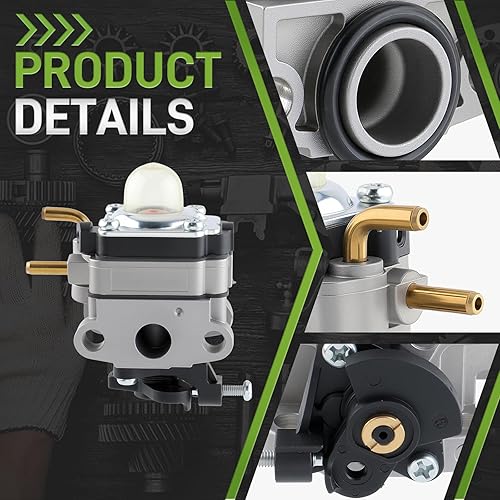 Miniatura 2 de 753-06258 Carburador para Craftsman MTD 316.794011 Soplador para Homelite UT33650 UT33650B para Cub Cadet CC148 Tiller para Ryobi RBC430SBSB