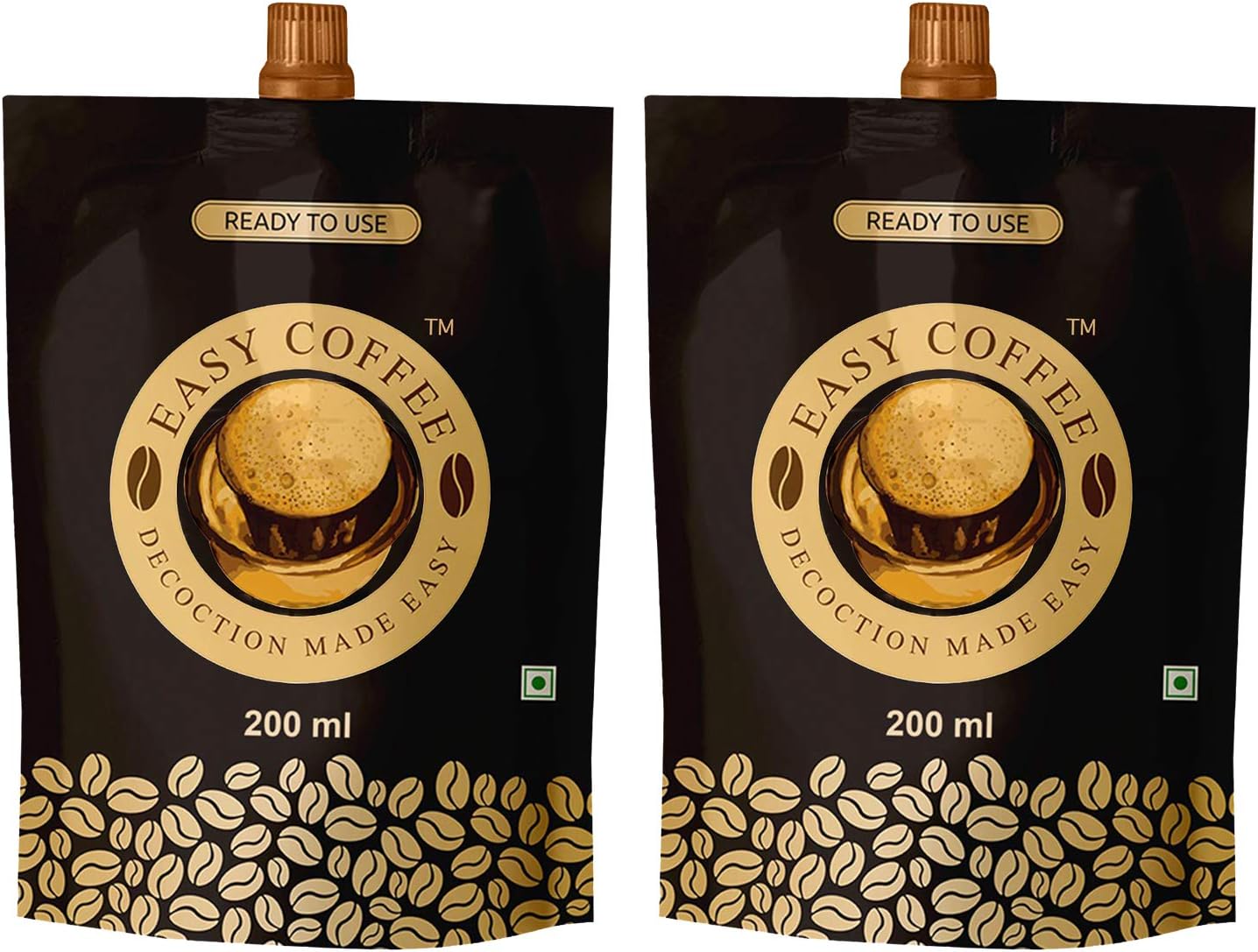 EASY COFFEE Coffee Decoction - 400ml (Pack of 2 200ml)