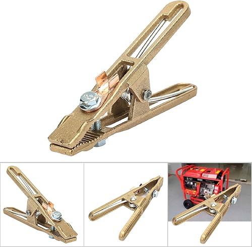 Miniatura 9 de Abrazadera de tierra de latón resistente 260A, tipo A abrazadera de tierra de soldadura para máquinas de soldar, conexión segura