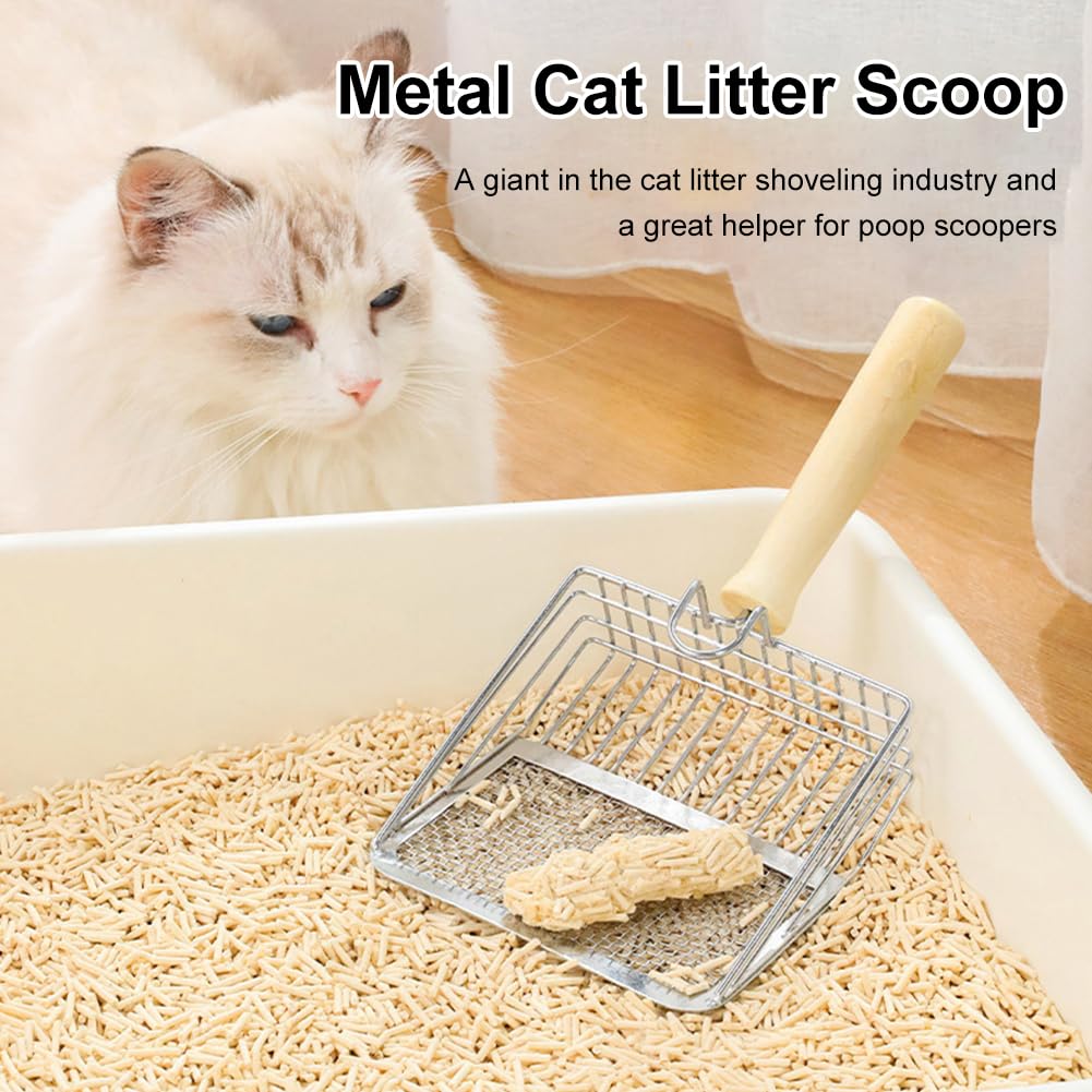 Pala 5mm Filtrado Pala De Acero Inoxidable Para Arena Para Gatos, Malla 20 | Envío Gratis Resistente Oxidación Desgaste