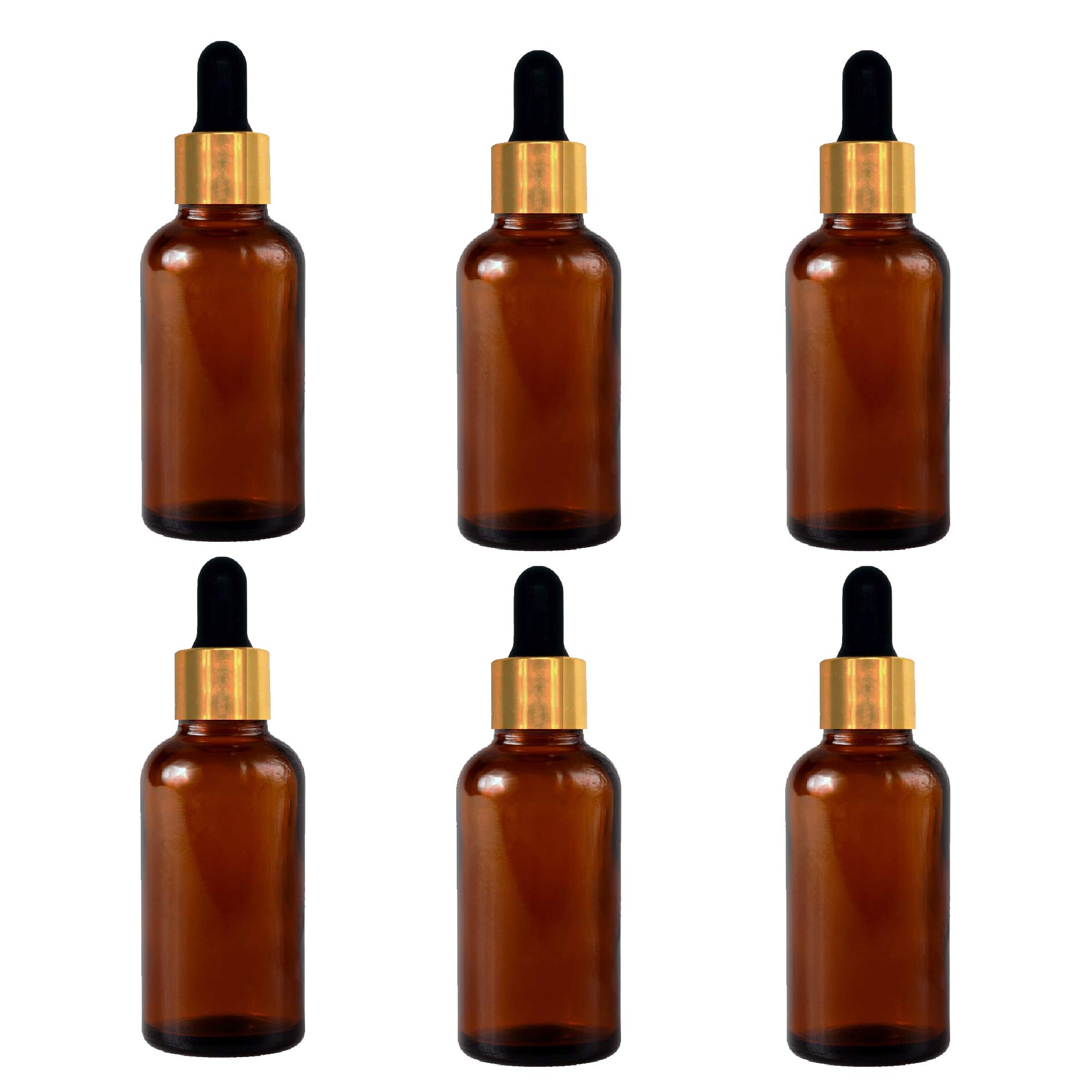 Devinez Amber Color Round Glass Bottle, 30 ml - Set of 6 with Dropper and Cap for Essential Oils, Blends, DIY skin care, Cosmetics, Multipurpose Bottle for Home and Travel Purpose-image-33