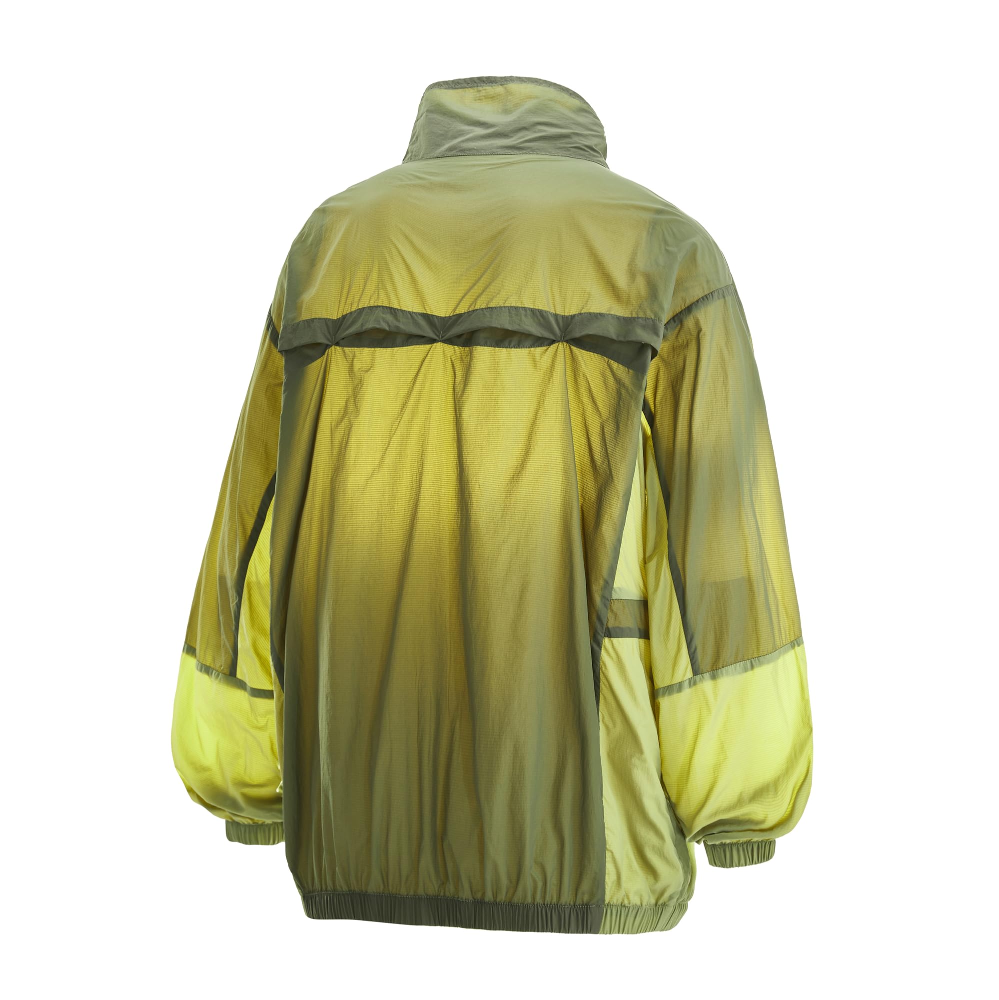 Cromoncent Men's UPF 50+ Sun Protection Jacket Ultra Light Thin Breathable Packable Outdoor Cycling Jackets, Yellow, Large