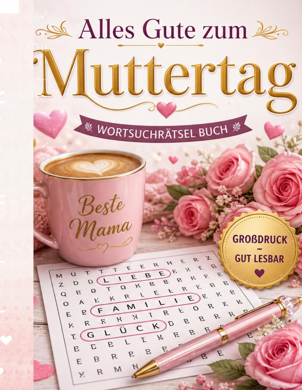 Wortsuchrätsel für Erwachsene: Großdruck Rätselbuch zum Entspannen und Gehirntraining: 100 große und entspannende Wortsuchrätsel für Erwachsene und Senioren