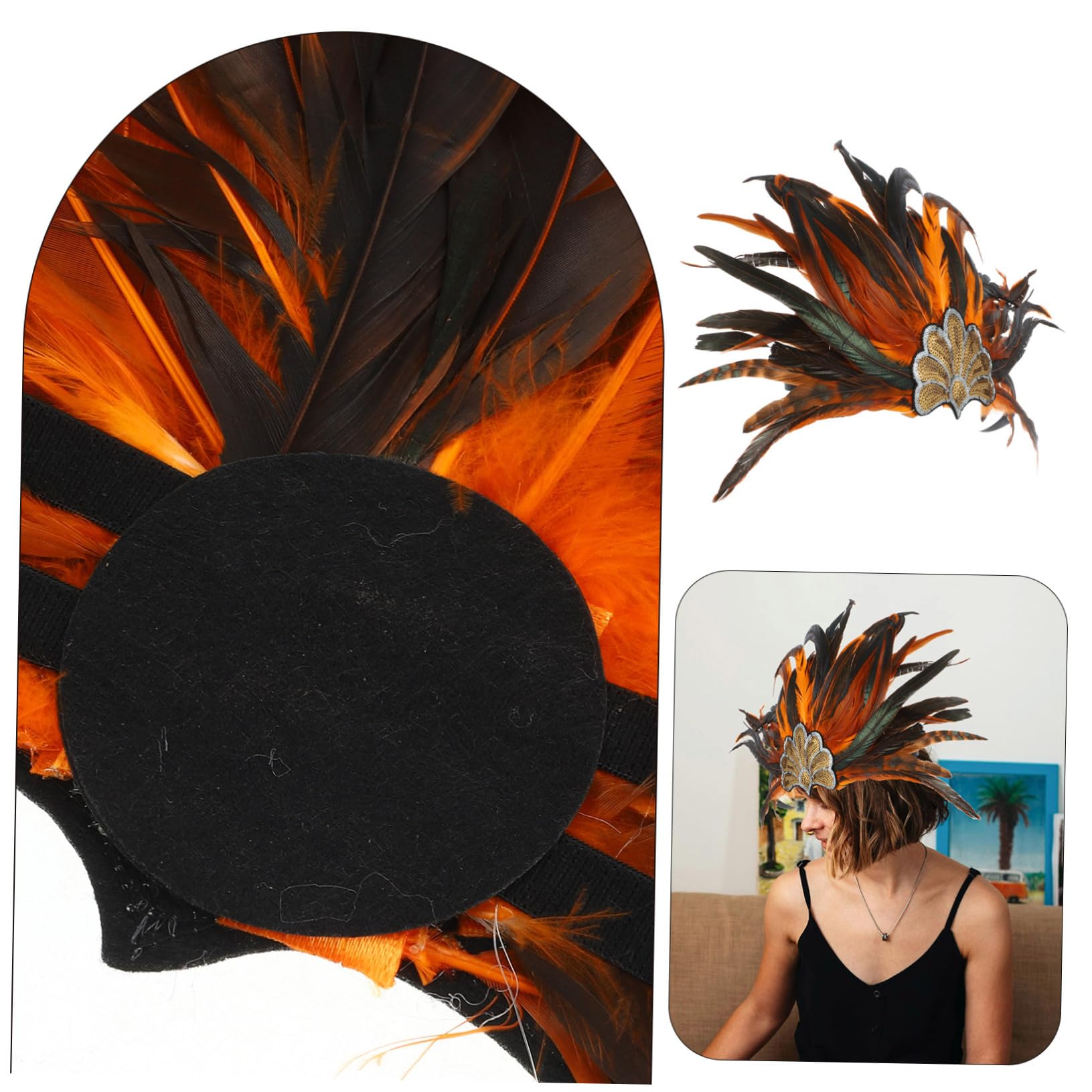 WOONEKY Diadema De Coloridas Para Adultos Accesorio Festivo Ligero y Elegante Para Fiestas y Celebraciones Diseño Único y Atractivo