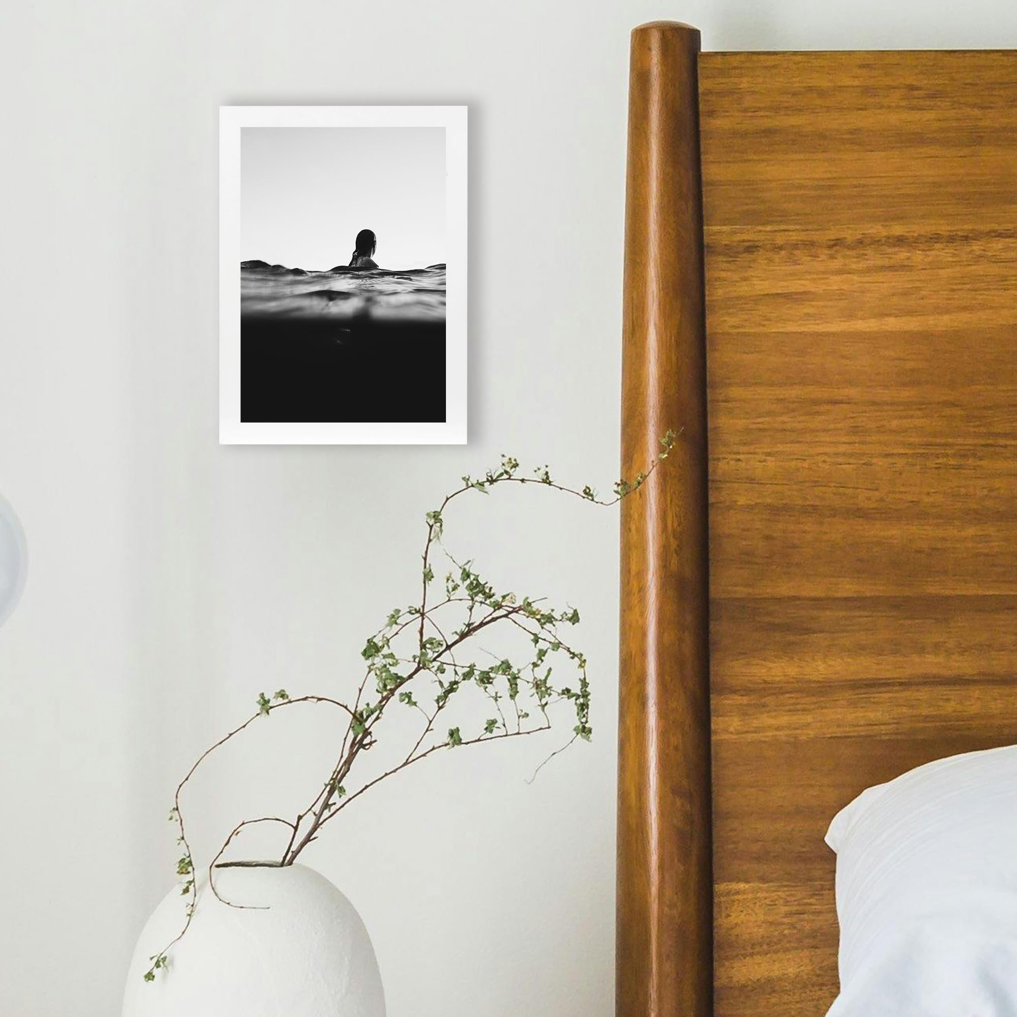 KAIWIN White 8x6 Photo Frames Set of 3, with Acrylic Glass for Table Top Display and Wall Mounting Picture Frame - Image 2