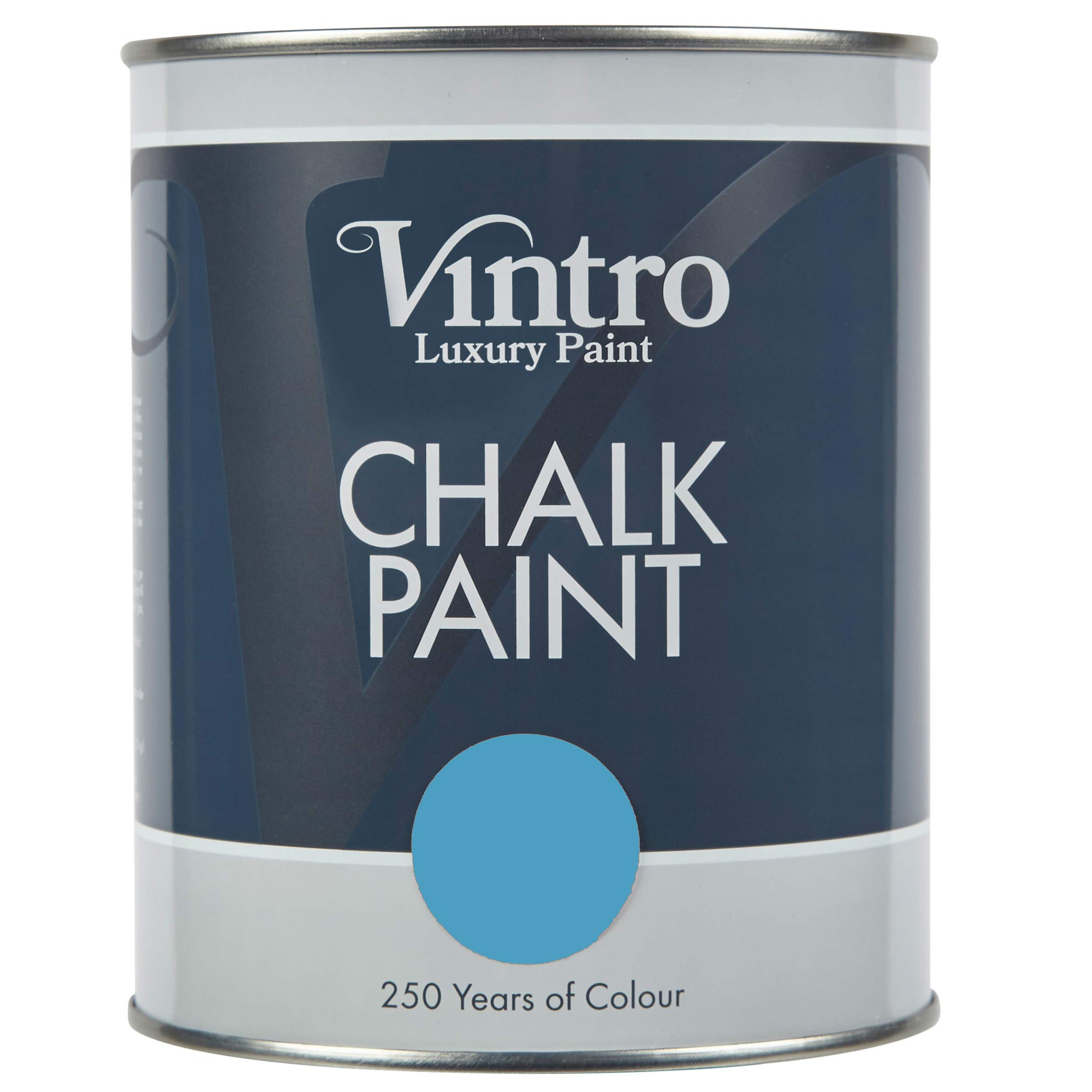 Vintro Paint Trinity Vintro | Chalk Paint | Furniture Paint | Shabby Chic | Upcycle | Decorate | Ultra Matt Finish | 1 Litre (Trinity)