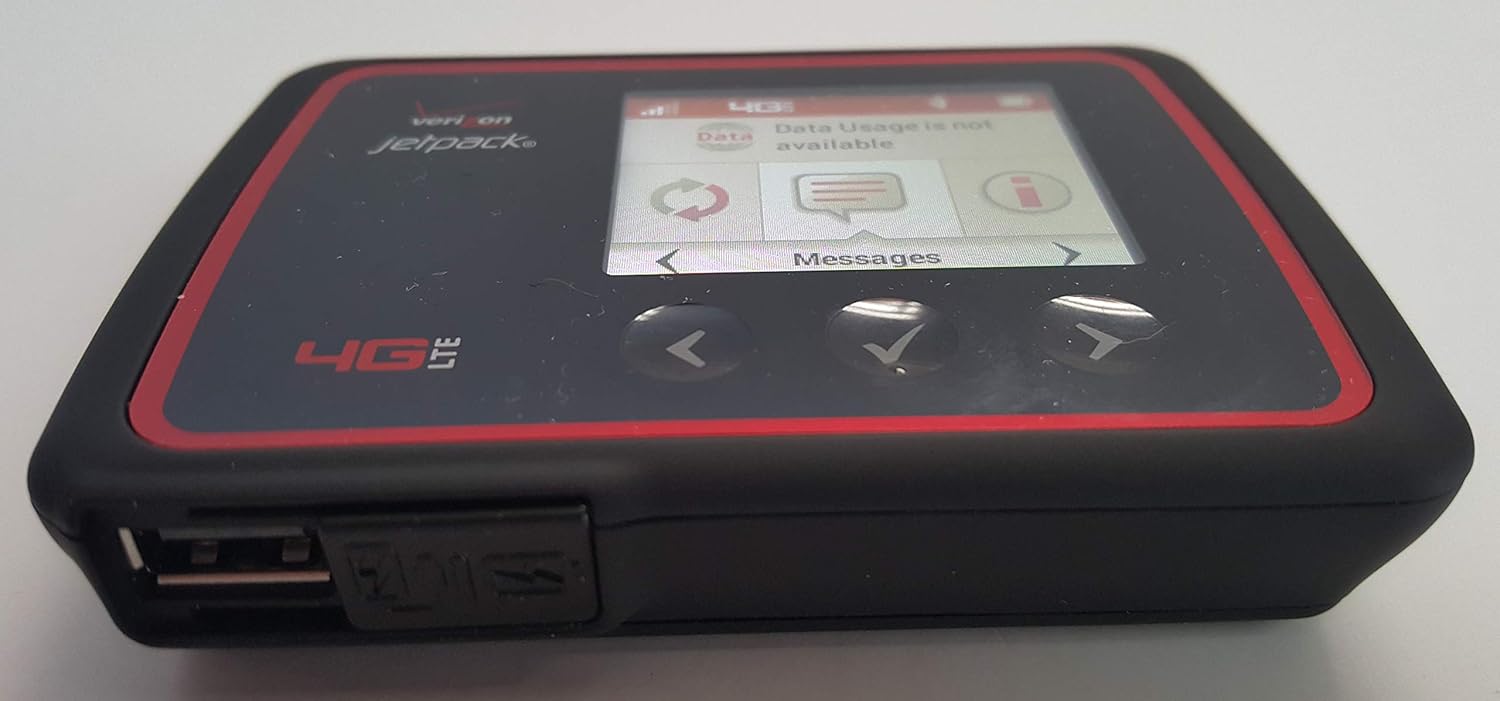 Verizon Jetpack MiFi 6620L - 4G LTE - LTE Band 13/4 (700/1700 MHz), CDMA/1xEVDO Rev. A (800/1900 MHz); Global Network: EDGE/GSM (850/900/1800/1900), HSPA/UMTS(850/900/1900/2100) Wi-Fi 2.4GHz/5.0GHz a/