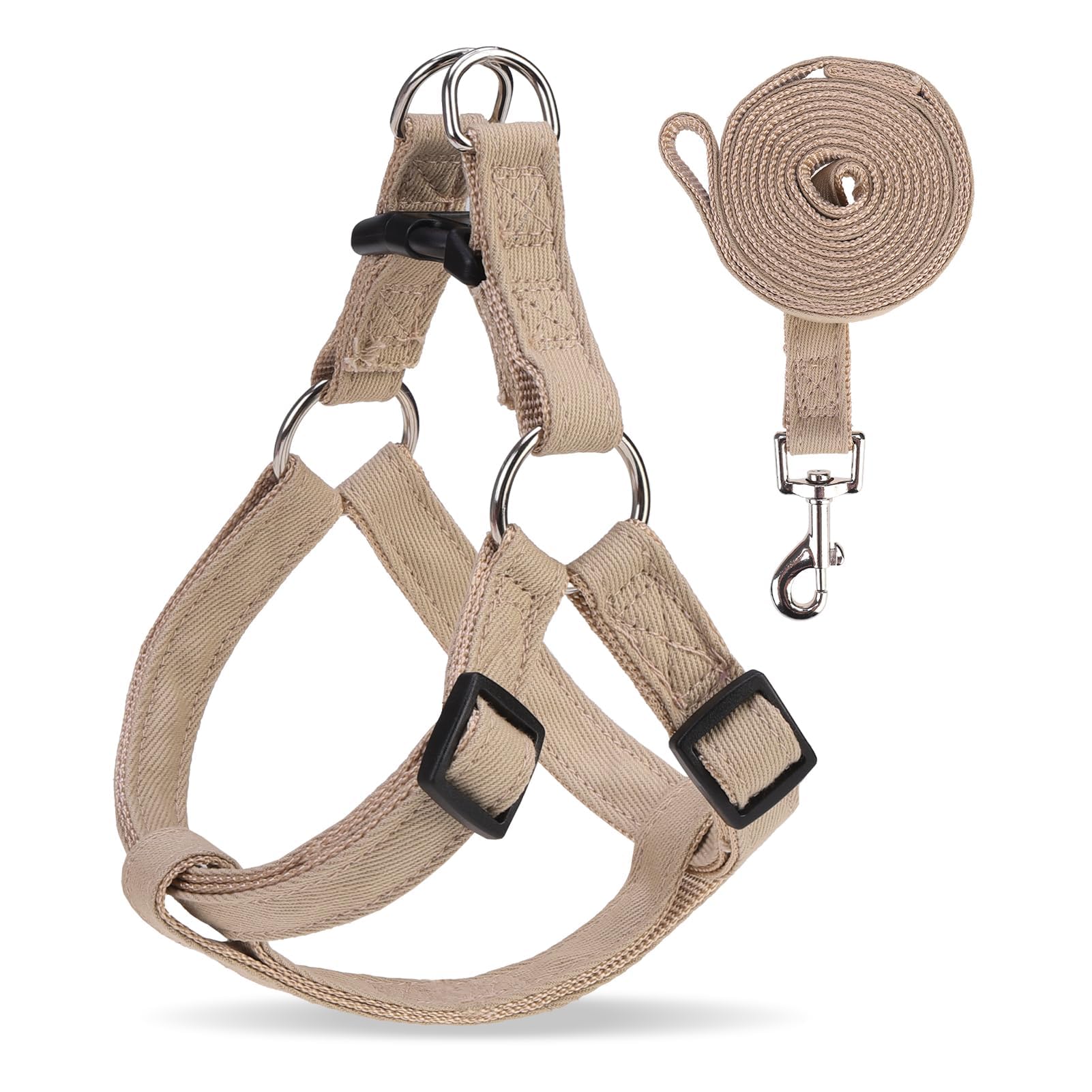BINGPET Denim Step-in Dog Harness