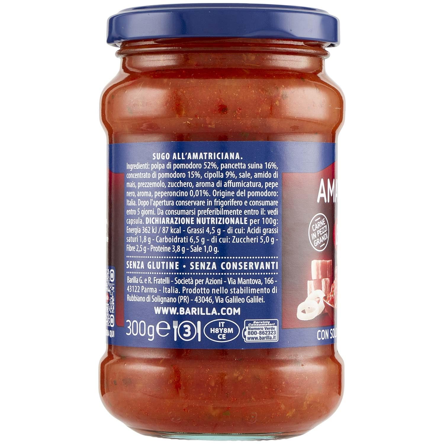 Salsa Amatriciana Barilla, 300g