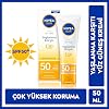 واقي الشمس للوجه Nivea Sun المضاد للشيخوخة والبقع Q10 Spf50 50 مل، مرطب للبشرة العادية والجافة