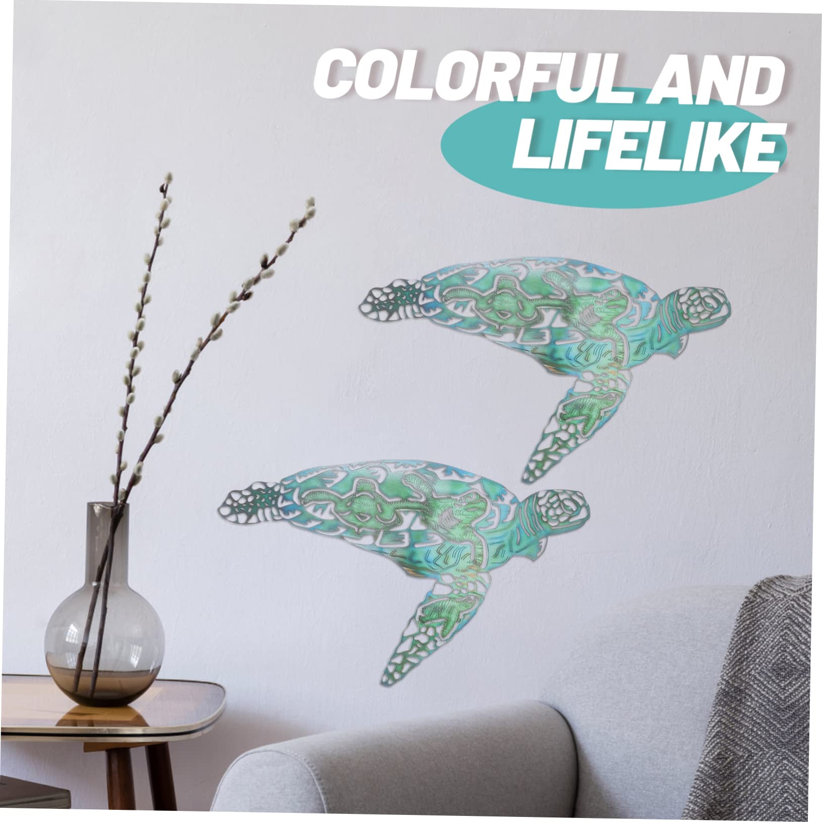 リアルな亀の置物 壁掛けインテリア｜リアルな亀の置物 壁掛け