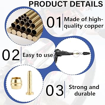 20 Pair Disc Brake Olive Insert Set with Hydraulic Brake Hose Connector,Bh59 Olive and Barb, Compatible with Shimano/Avid/Sram Bike Hydraulic Disc Brake Replacement Parts