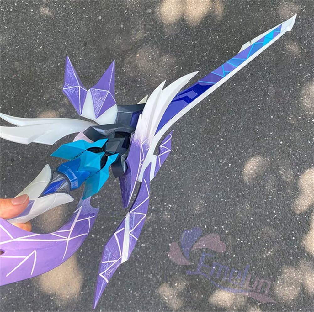 【即日発送可】原神　スカーク　武器　蒼耀 Monenjoy 原神 スカーク 蒼耀 武器モデル 木製＆PVC 分解式