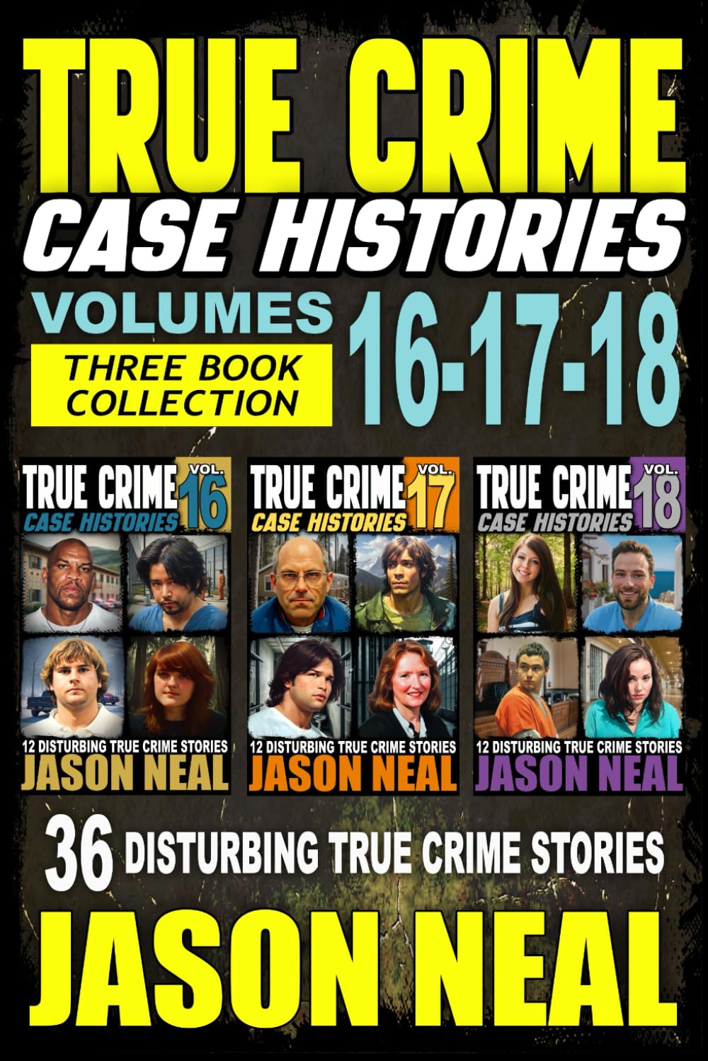 True Crime Case Histories - (Books 16, 17, & 18): 36 Disturbing Stories True Crime Stories: 6