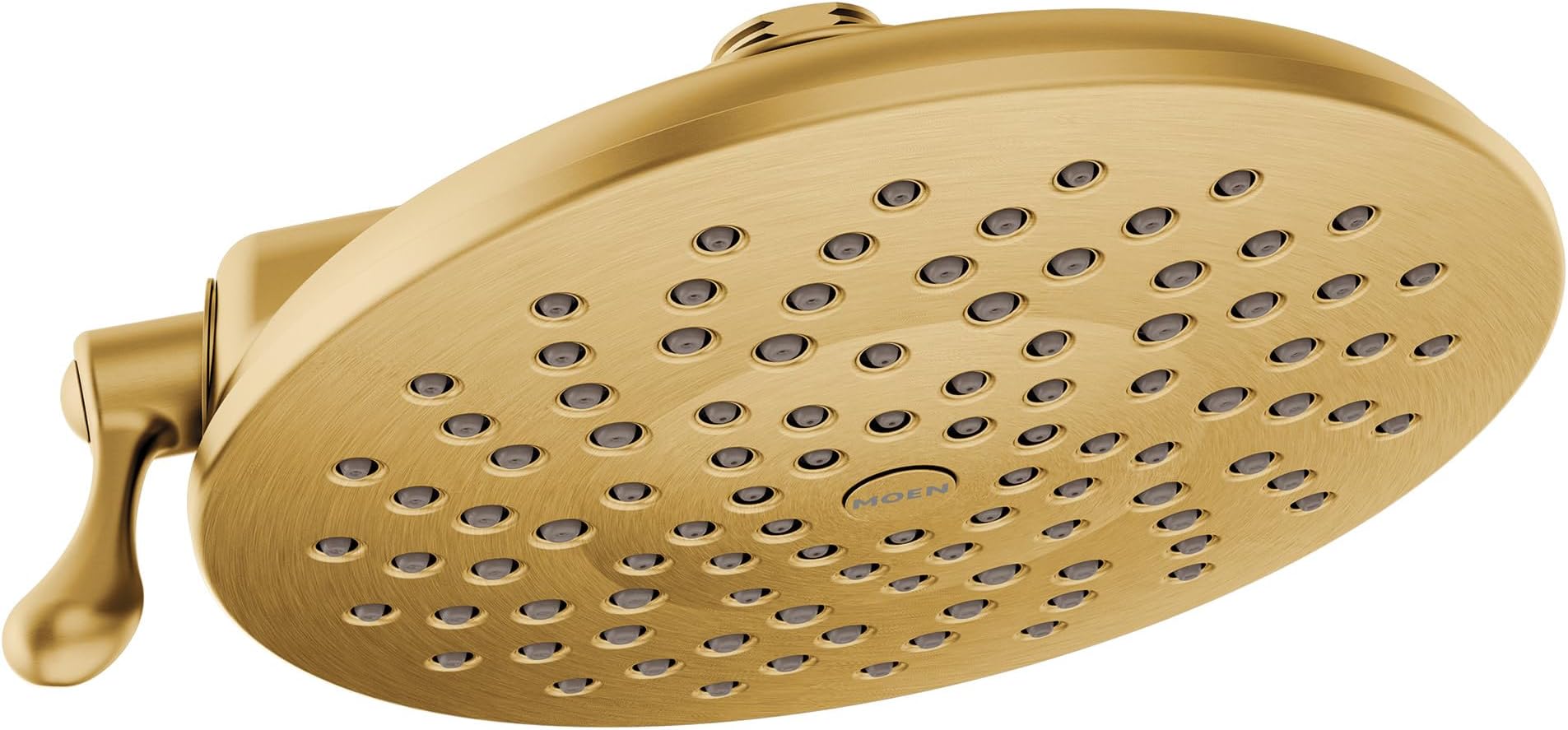Velocity Brushed Gold Showerhead Two-Function Rainshower 8-Inch Showerhead with Immersion Technology, S6320BG