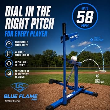 Louisville Slugger Blue Flame Pro Pitching Machine
