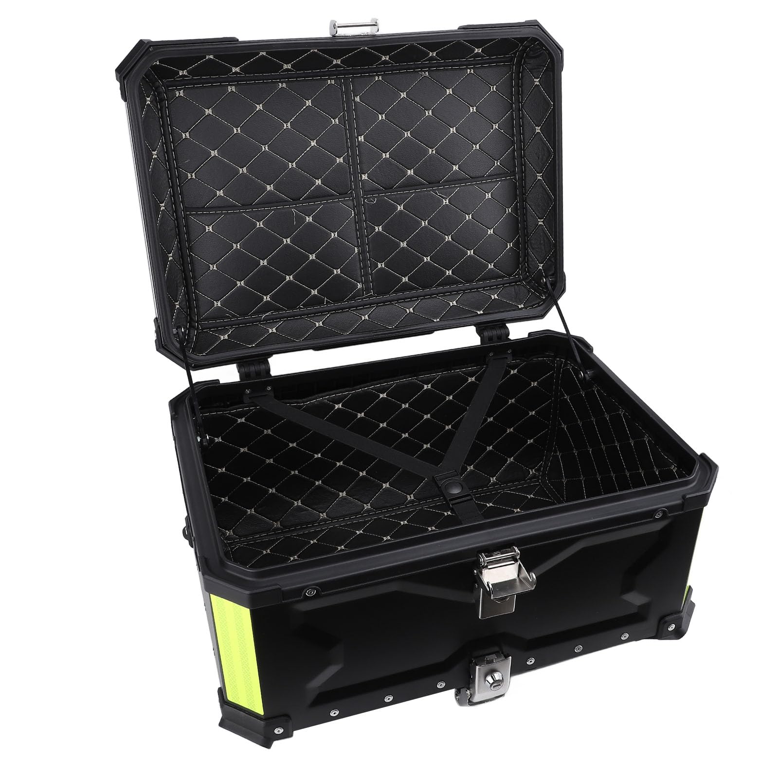 Keenso Aluminiowy Kufer Motocyklowy, Top Box Motocyklowy 65L, for
