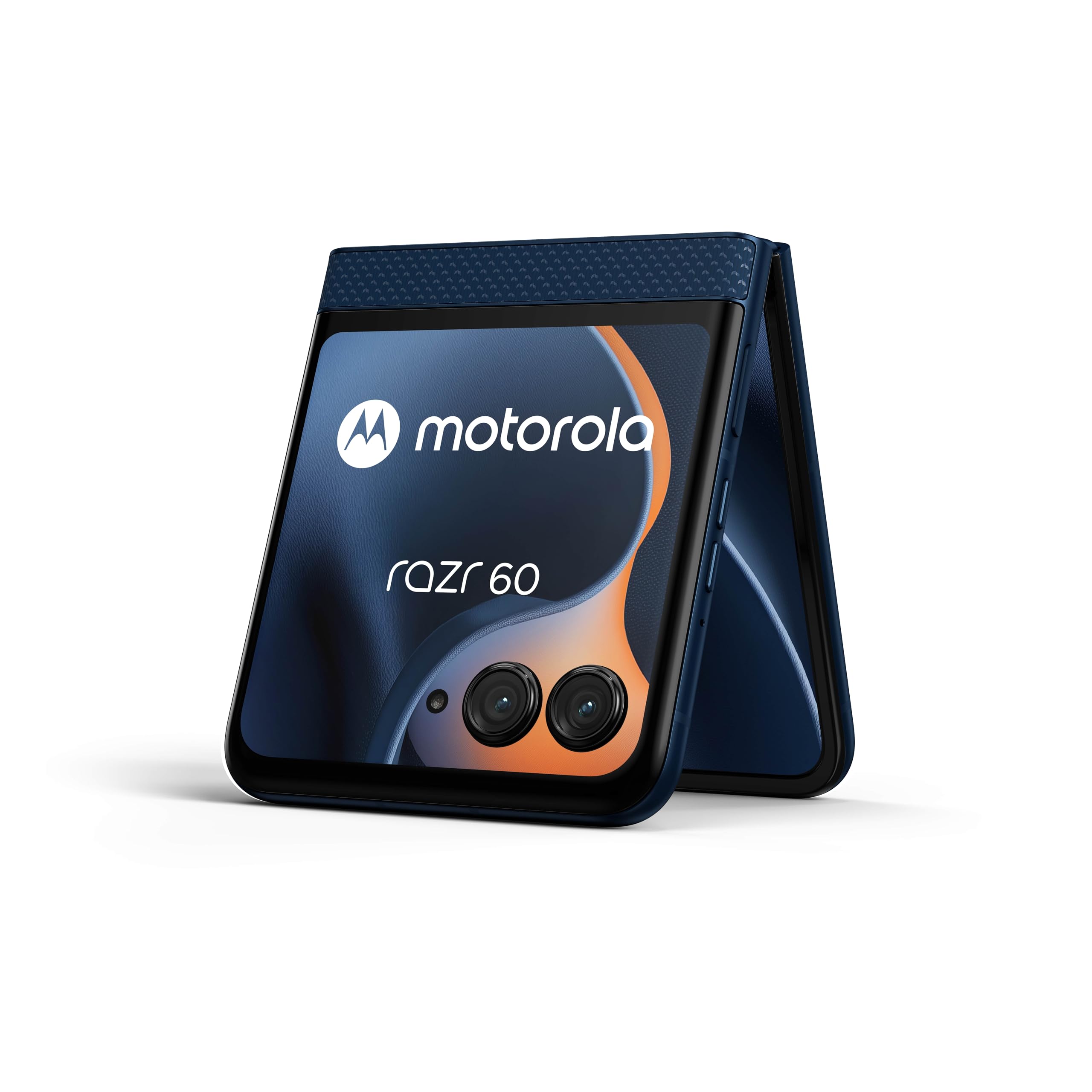 Motorola Razr 60 Dual-SIM 256 GB ROM + 8 GB RAM (tylko GSM | Brak CDMA) Fabrycznie odblokowany smartfon 5G (Pantone Gibraltar Sea) - wersja międzynarodowa