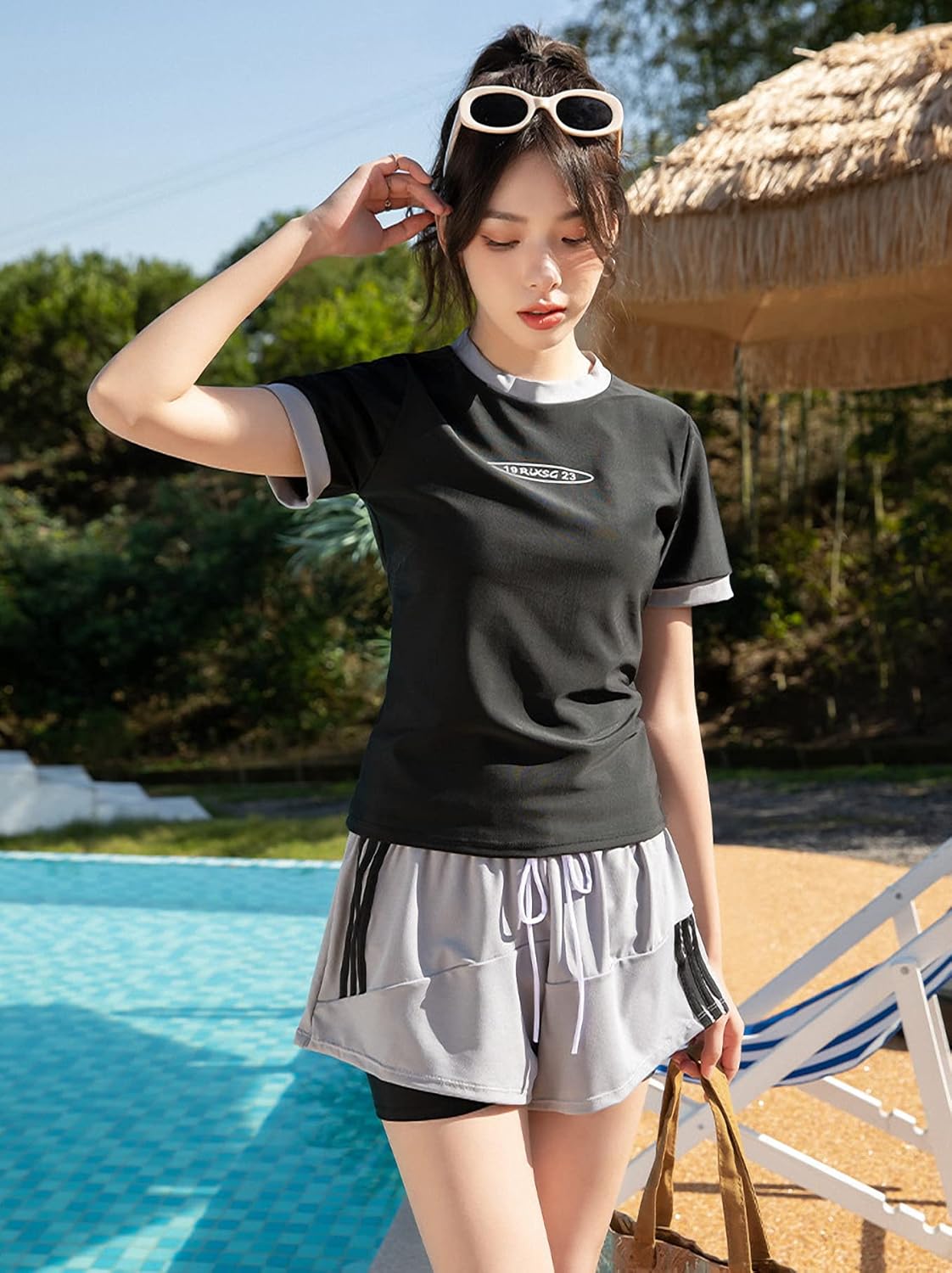 水着 レディース セパレート ショートパンツ セット