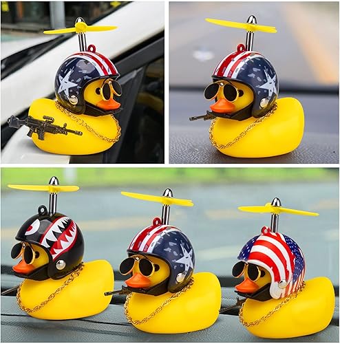 Miniatura 8 de wonuu 2 adornos de goma para automóvil, decoración de tablero de pato para apretar, decoración de bicicleta para ciclismo, motocicleta y bicicleta,