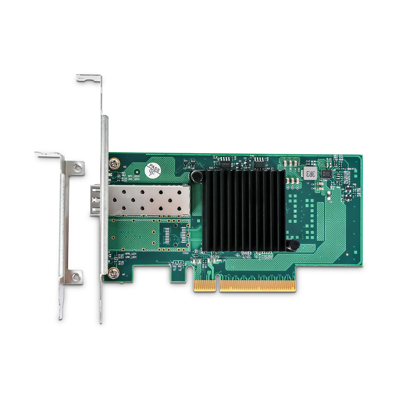 Carte Réseau 10GbE Ethernet PCIE pour Intel X520-DA1-82599EN Chip, Single SFP+ Port NIC Card, 10Gbit PCI Express x8 LAN Adapter, 10Gb NIC pour Windows Server, Win7/8/10, Linux