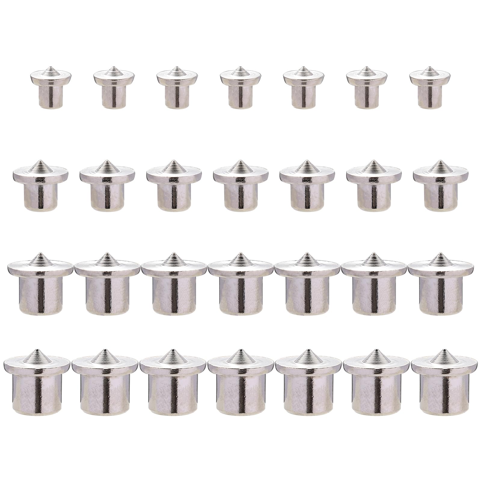 28 pcs Perno Punti Centro, Perno Centro Di Allineamento, Perno Centro di Allineamento Lavorazione Legno, Punte Perno Strumento Centro di Marcatura Trapano 6/8/10/12 mm