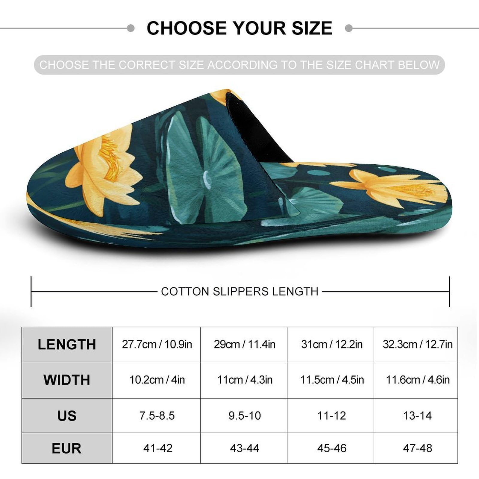Pantofole da uomo estive con rane con fiori in memory foam scarpe da casa leggere pantofole lavabili