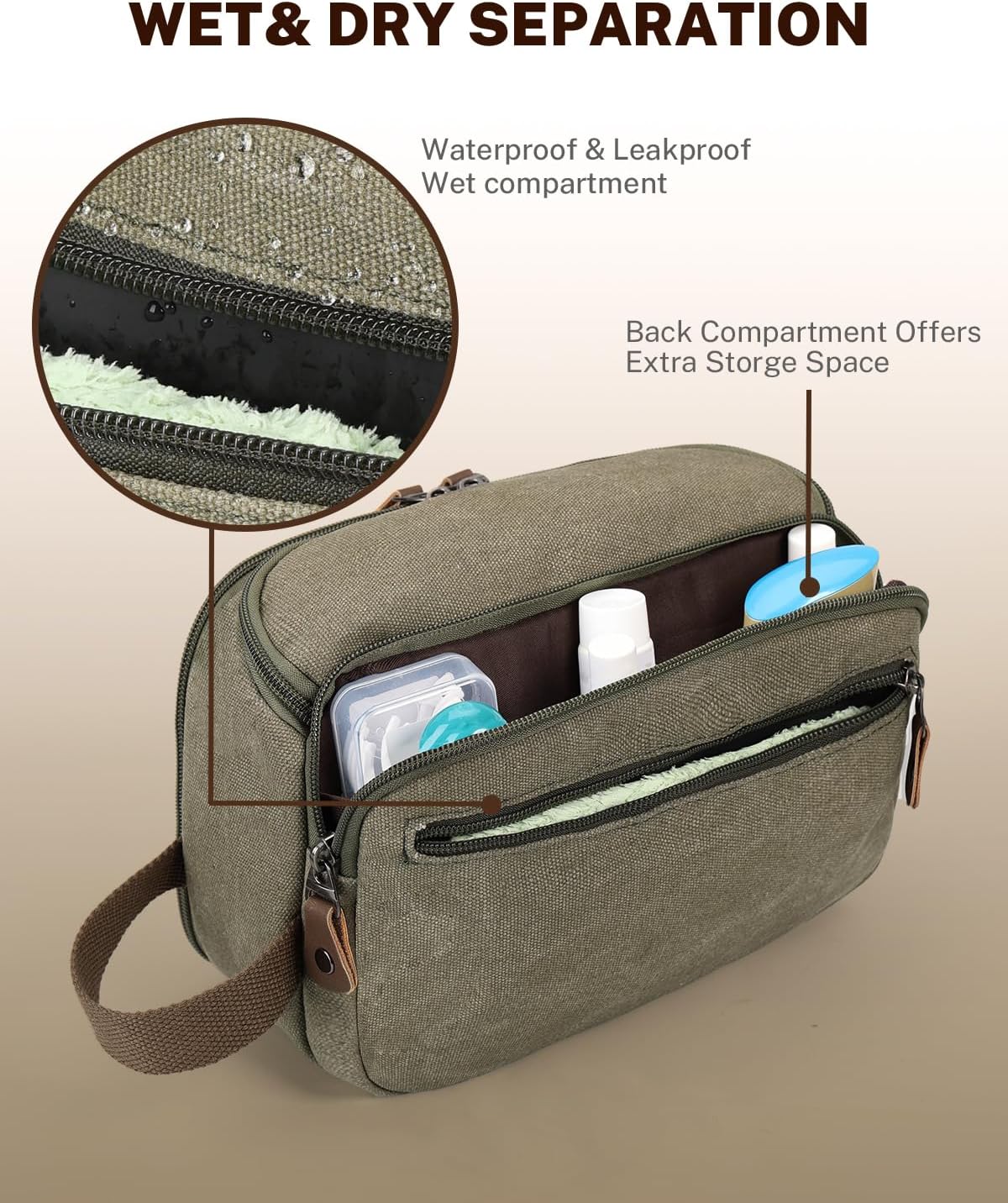 Gonex Travel Toiletry Bag for Men, Water Resistant Bhutan Ubuy