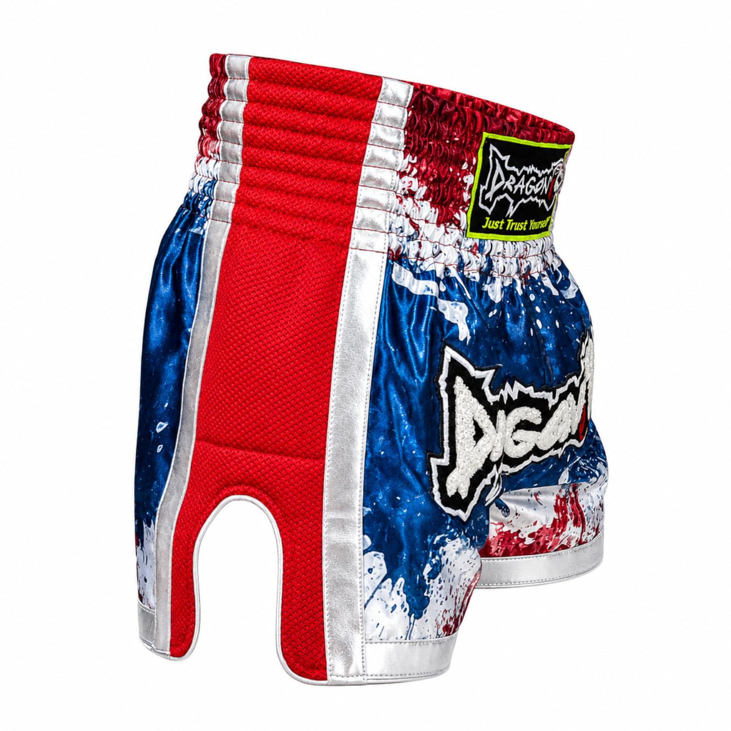 Dragon Do Muay Thai Kickboxen Shorts Herren Kampfsport Hose mit Breitem Bund, Traditioneller Thai-Stil