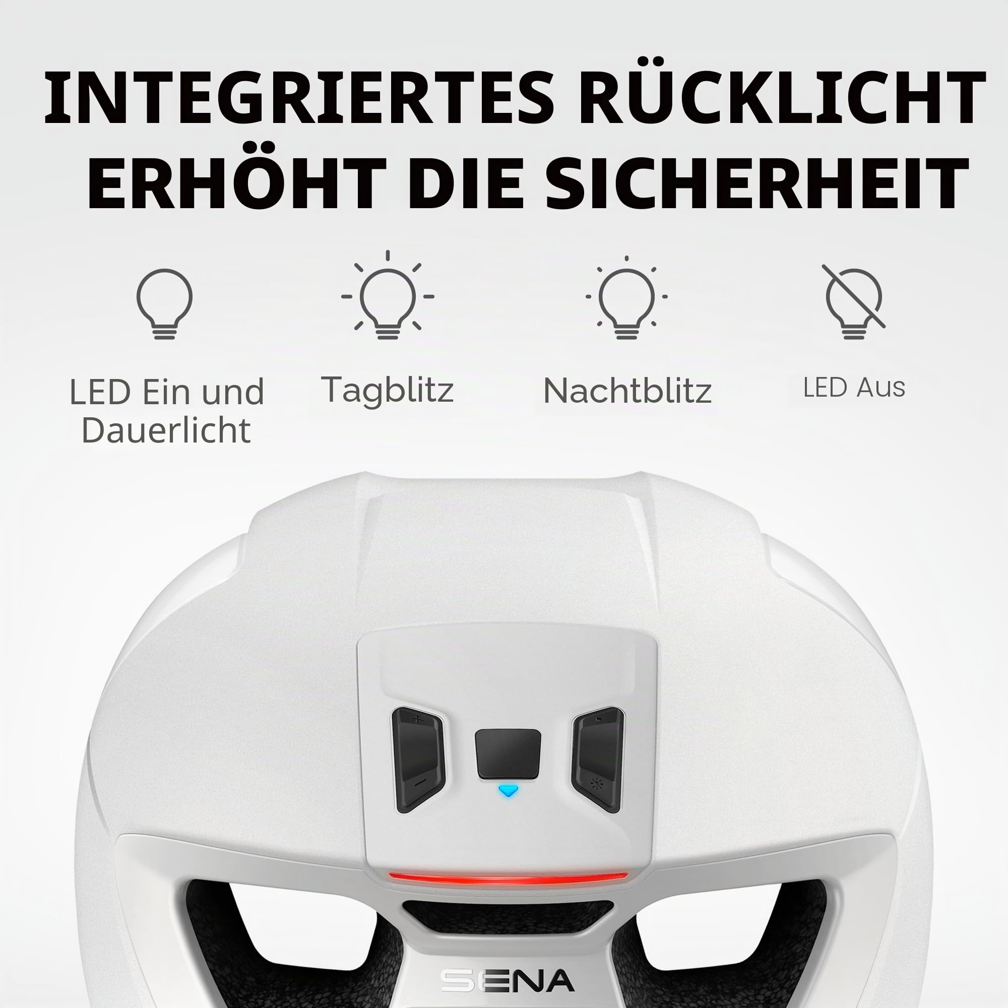 Sena S Smarter Rennradhelm mit Mesh Intercom