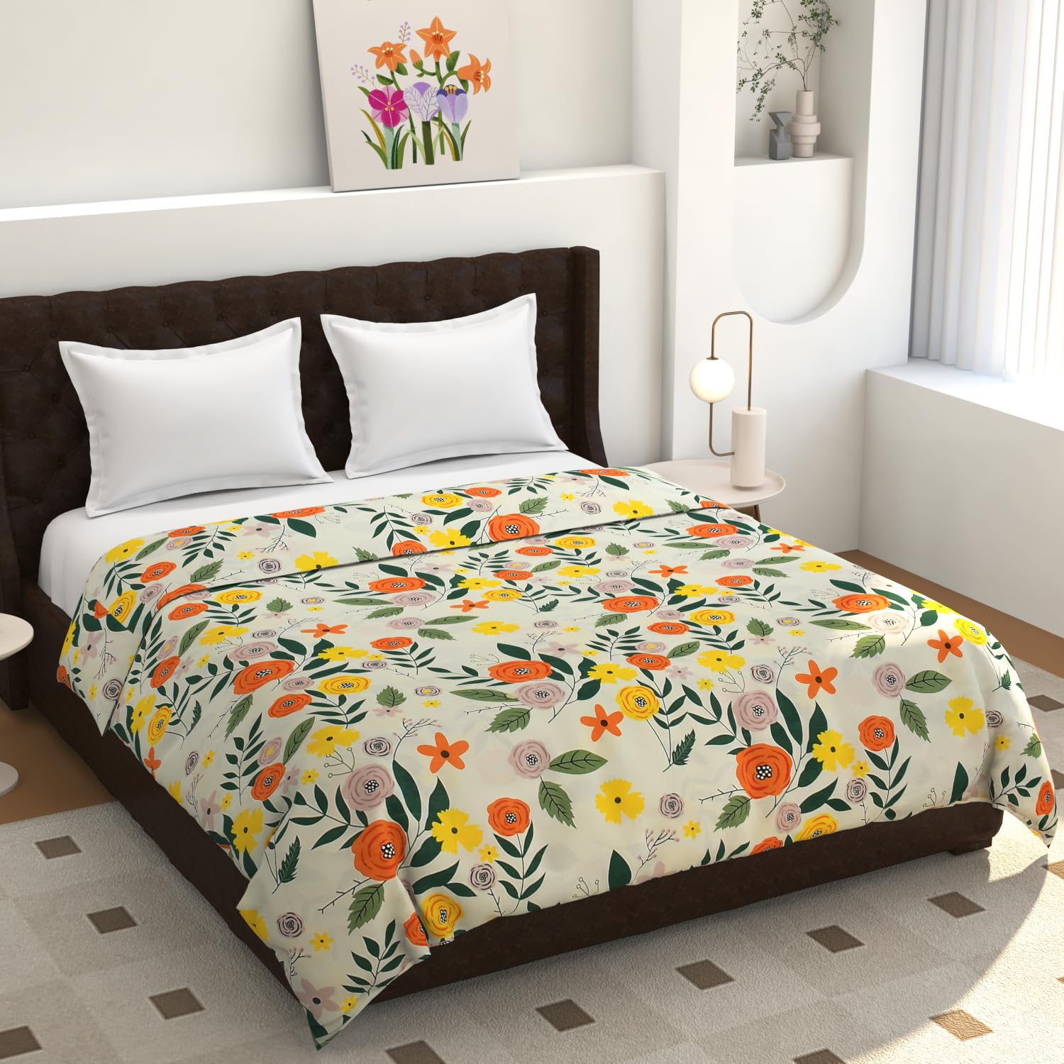 Lavender Glace Cotton Quilt Cover - Single Bed -17