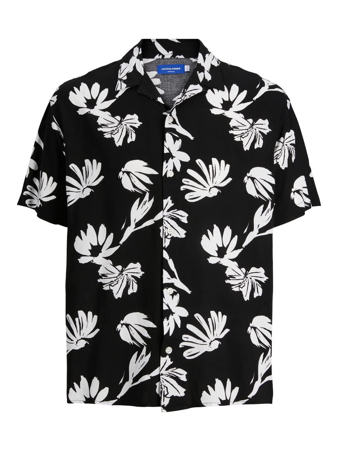 Jack & Jones Jorluke Palma AOP Resort-Camiseta de Manga Corta Camisa para Hombre