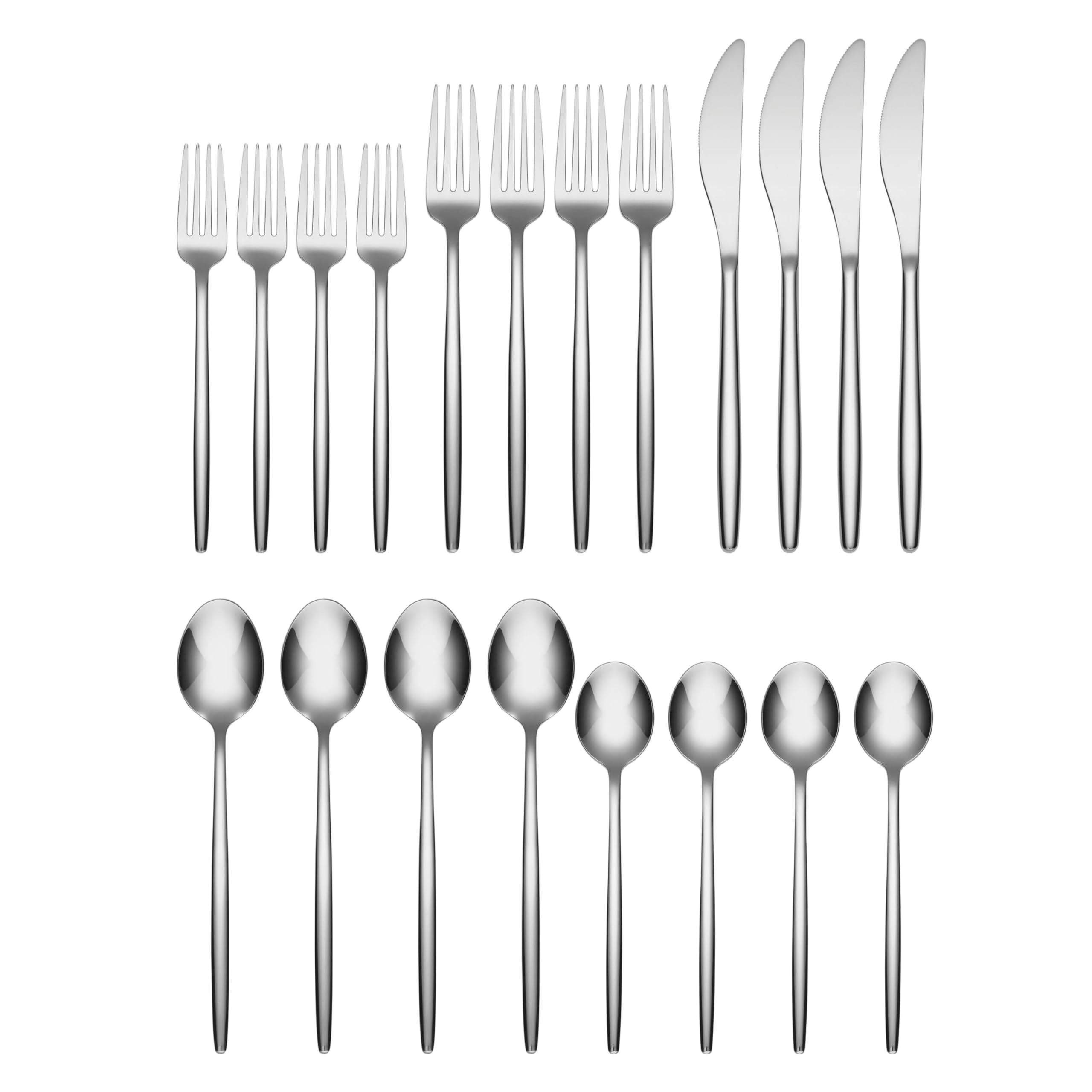 Cambridge Zalika Mirror Piece Flatware Set, 20 Count, No Color