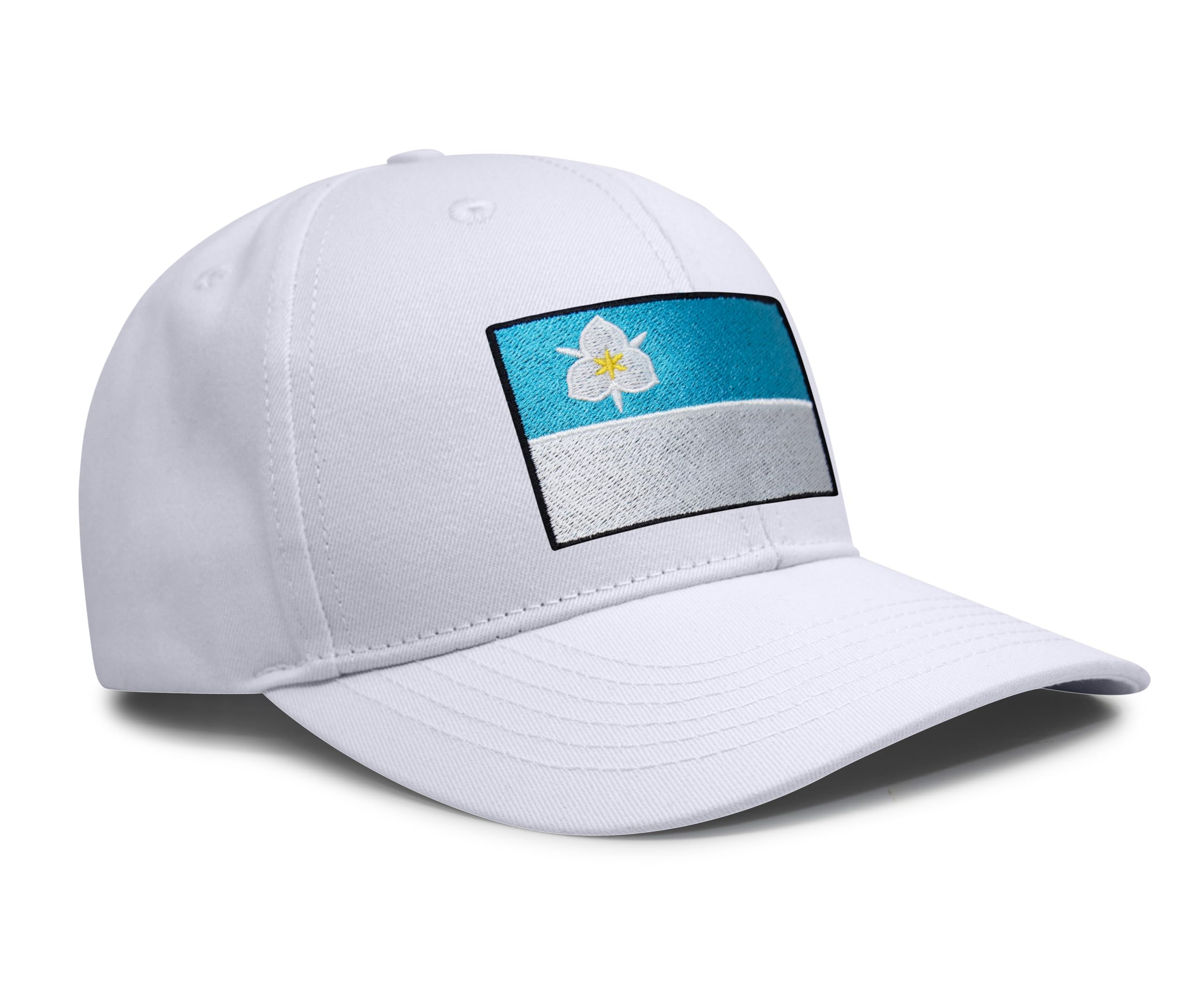 International Tie City Hat for Men and Women, Adjustable Snapback Trucker Baseball Cap with Embroidered Patch