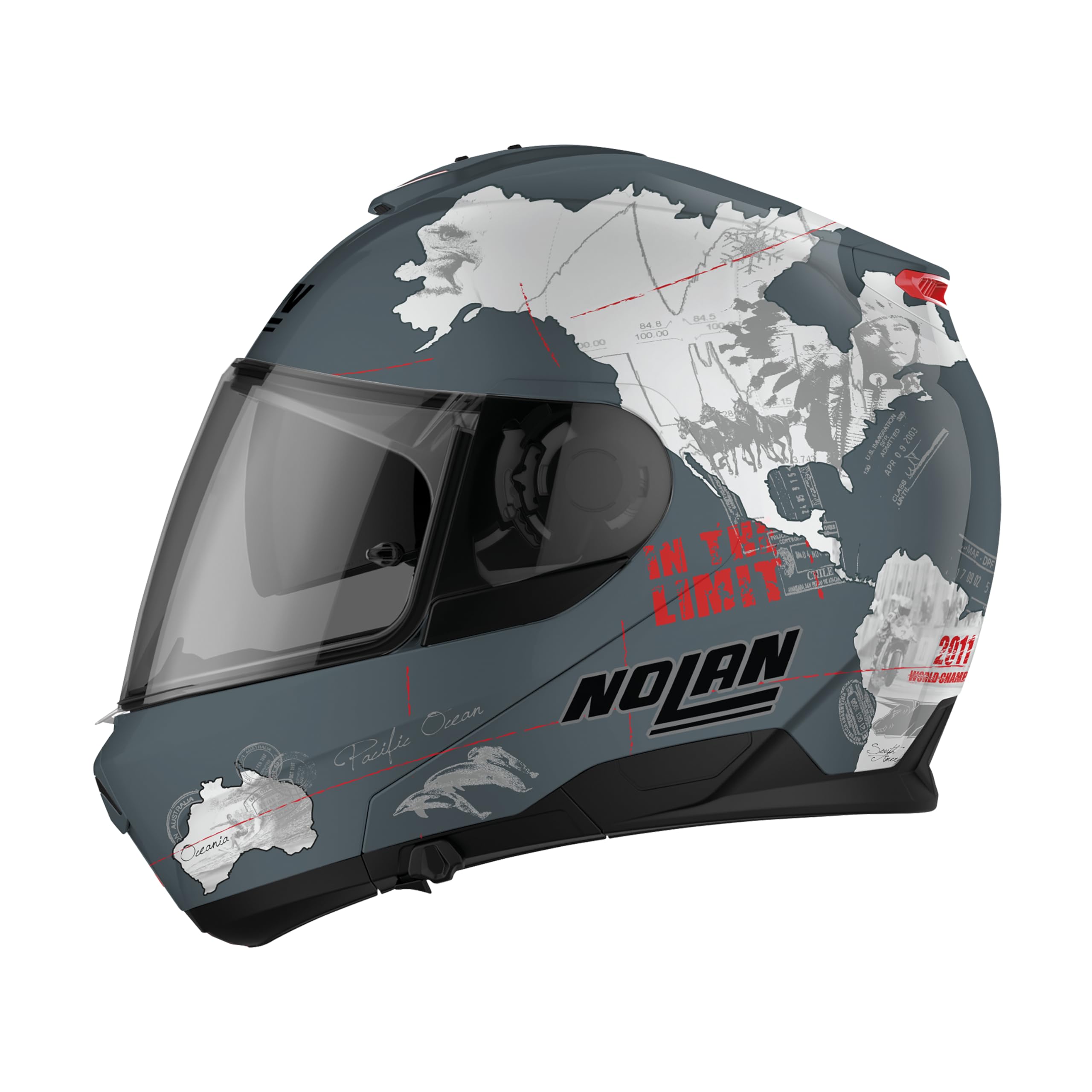 NOLAN CASCO MODULARE N100-6 LEGEND CHECA N-COM 030 M