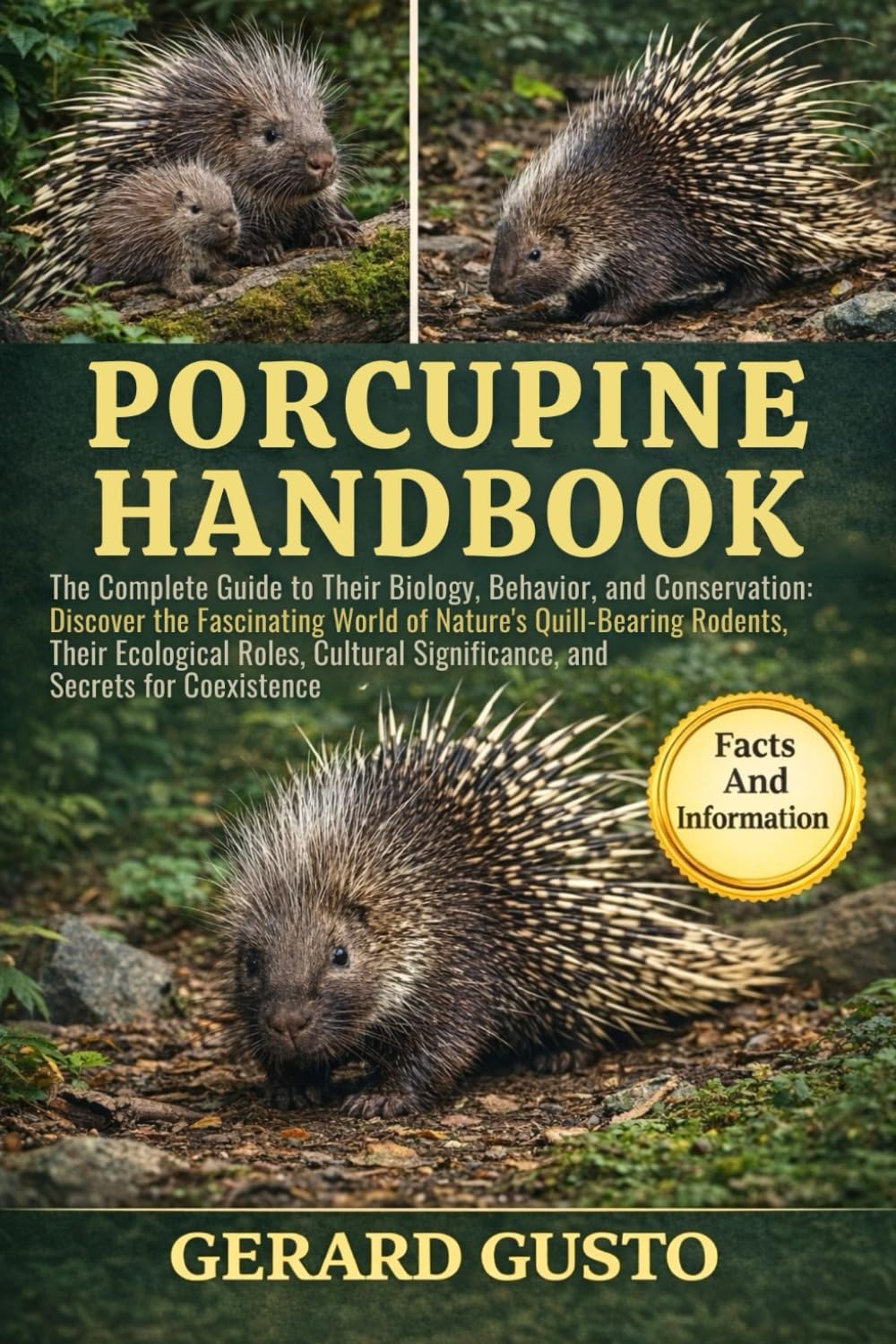 PORCUPINE HANDBOOK: The Complete Guide to Their Biology, Behavior, and Conservation: Discover the Fascinating World of Nature’s Quill-Bearing Rodents, ... Significance, and Secrets for Coexistence