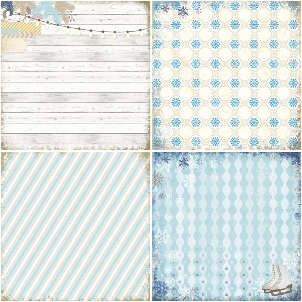 24 Patterned Papers for Crafts DIY Album Scrapbook Cards for Album Scrapbook Cards Photo Albums Embellishment, Gift Wrapping - Image 4