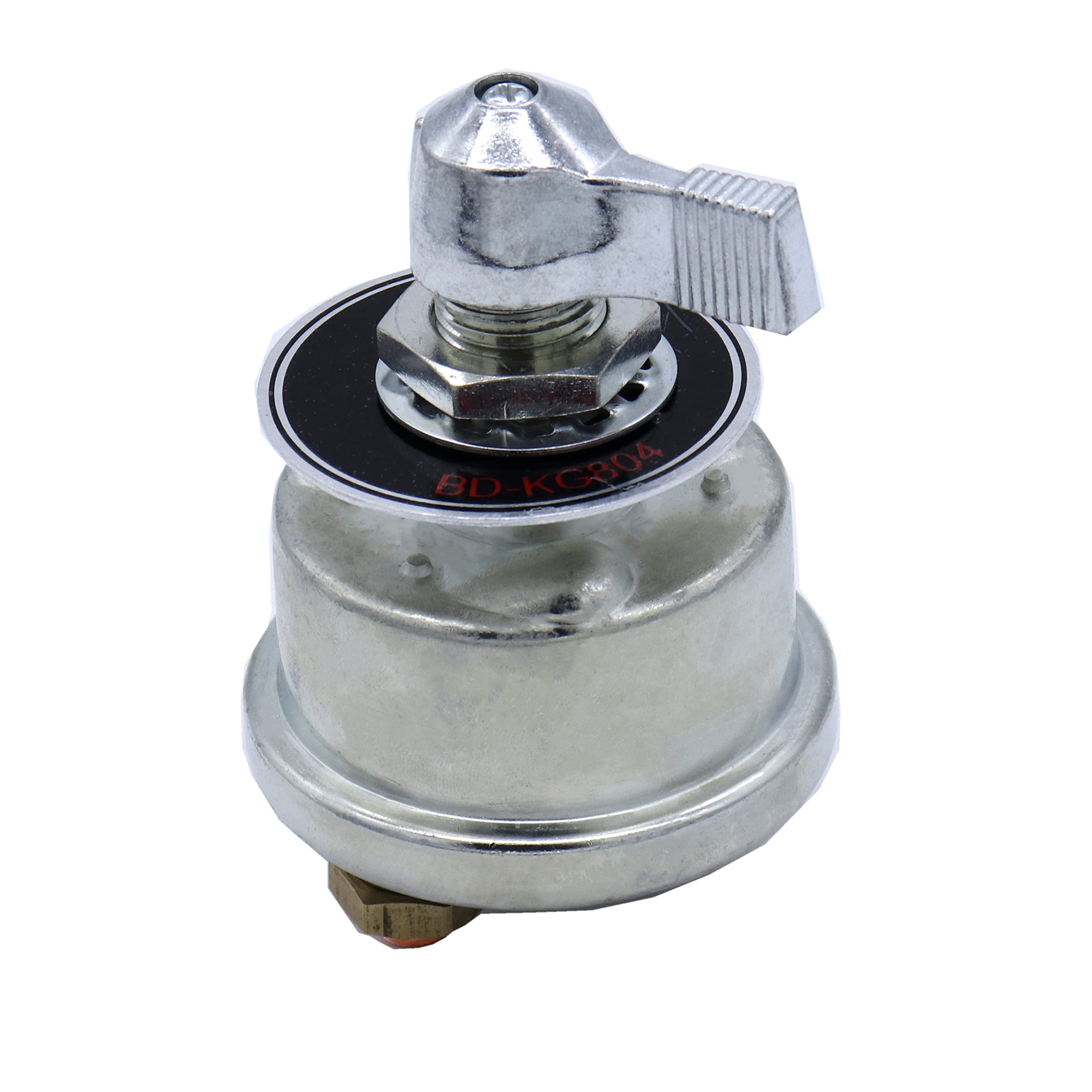 Woopeey High Current Battery Disconnect Switch 200A 12-48V Duty Master Battery Power Cut Isolator Kill Switch with Face Plate for RV, Vehicle, Car and Marine
