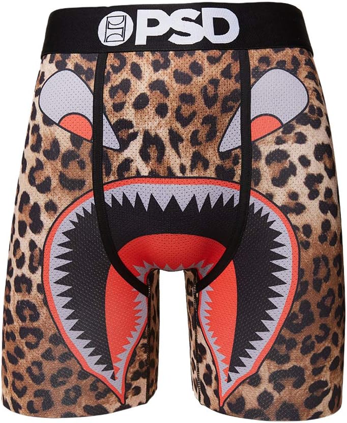 PSD Men's Cheetah Warface Boxer Brief Underwear,Large,Multi