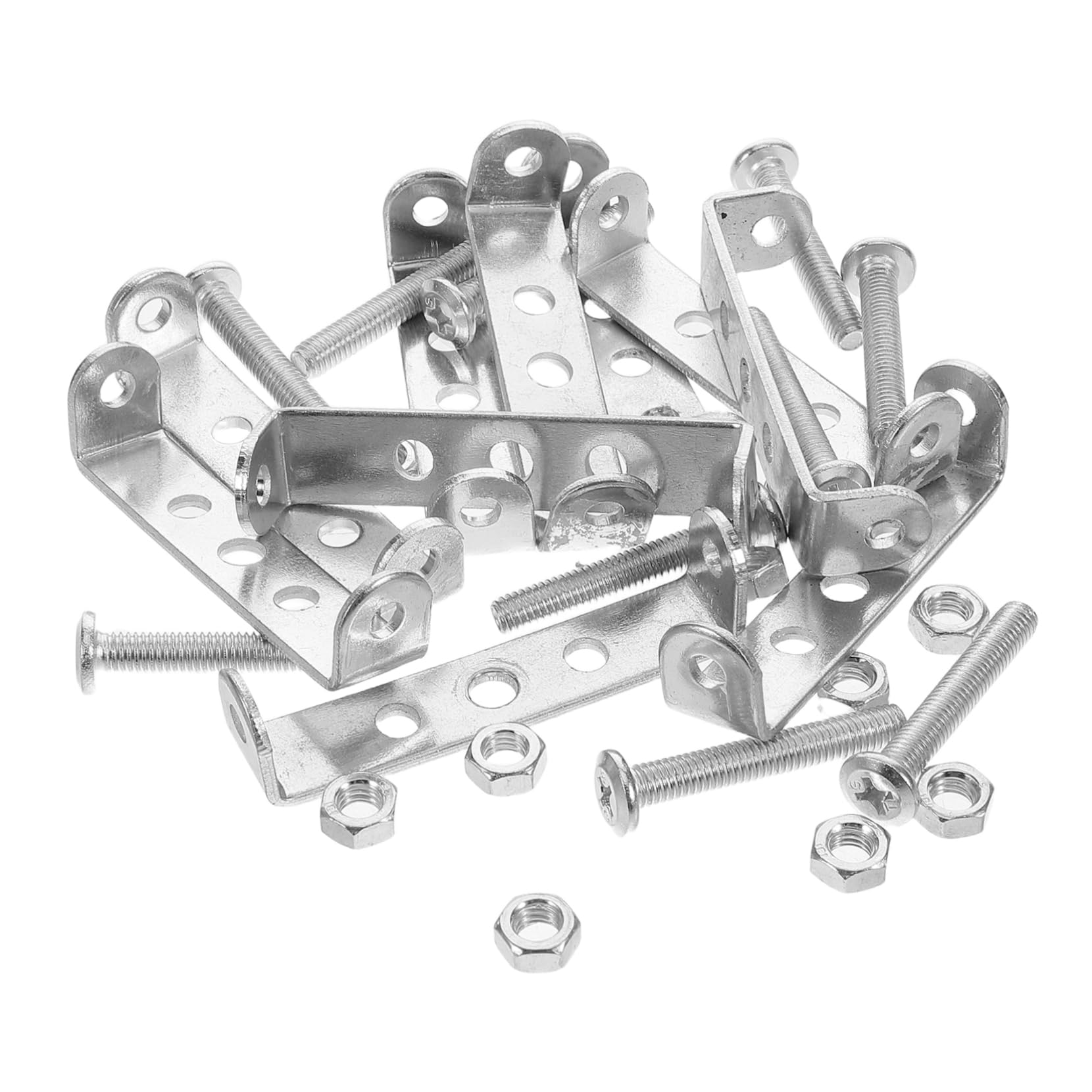 BCOATH 10pcs U Connector for Bicycle Rear Rack Heavy Duty Adapter for Secure Mounting Compatible with Mountain Bike Models Sturdy Design for Enhanced Luggage Safety