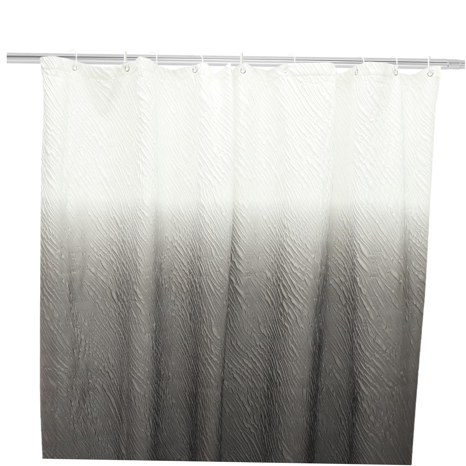 Tringle à Rideau de Bain Extensible 155-260cm en Acier Inoxydable
