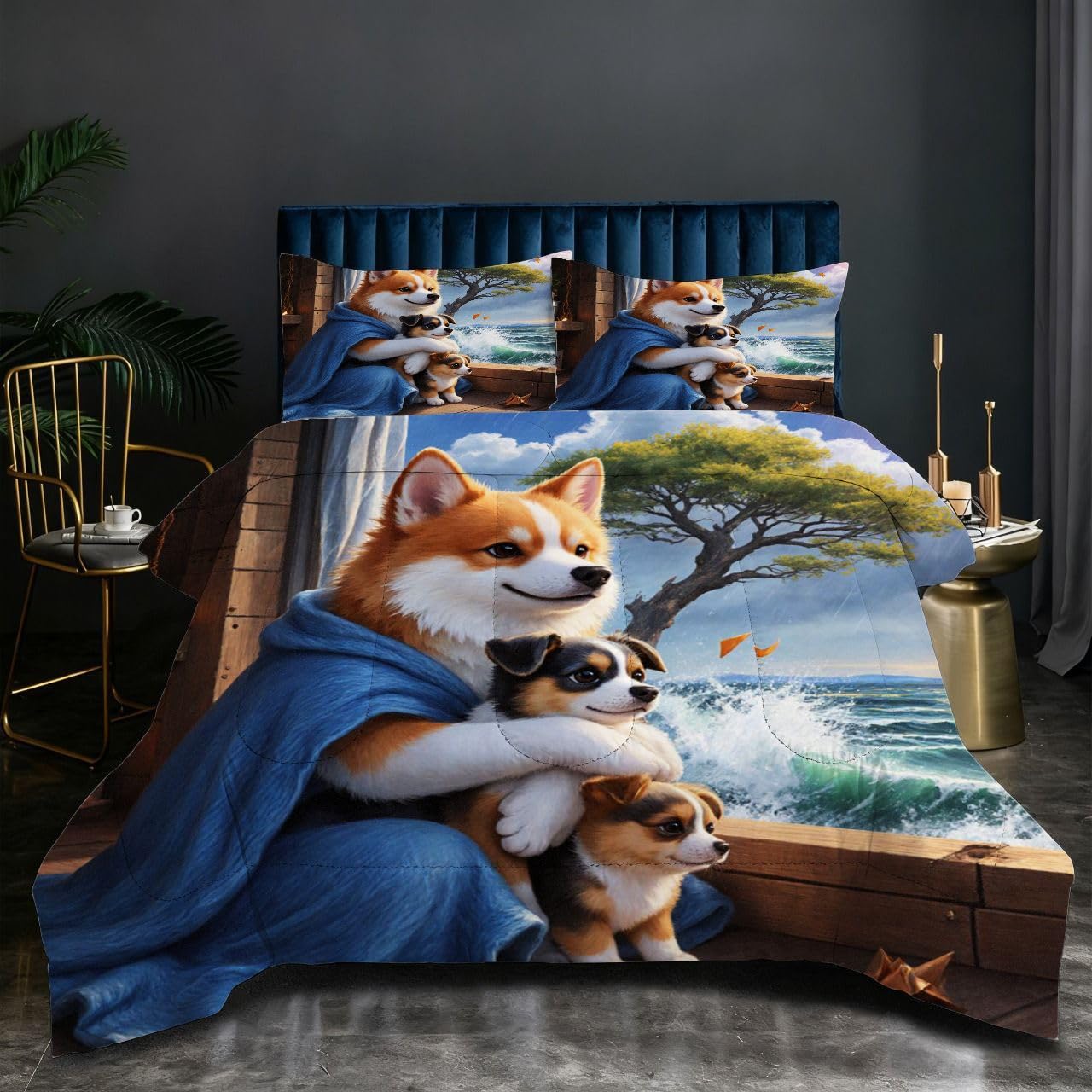 Couette 160x200 cm légère en coton 200GSM pour une nuit réparatrice